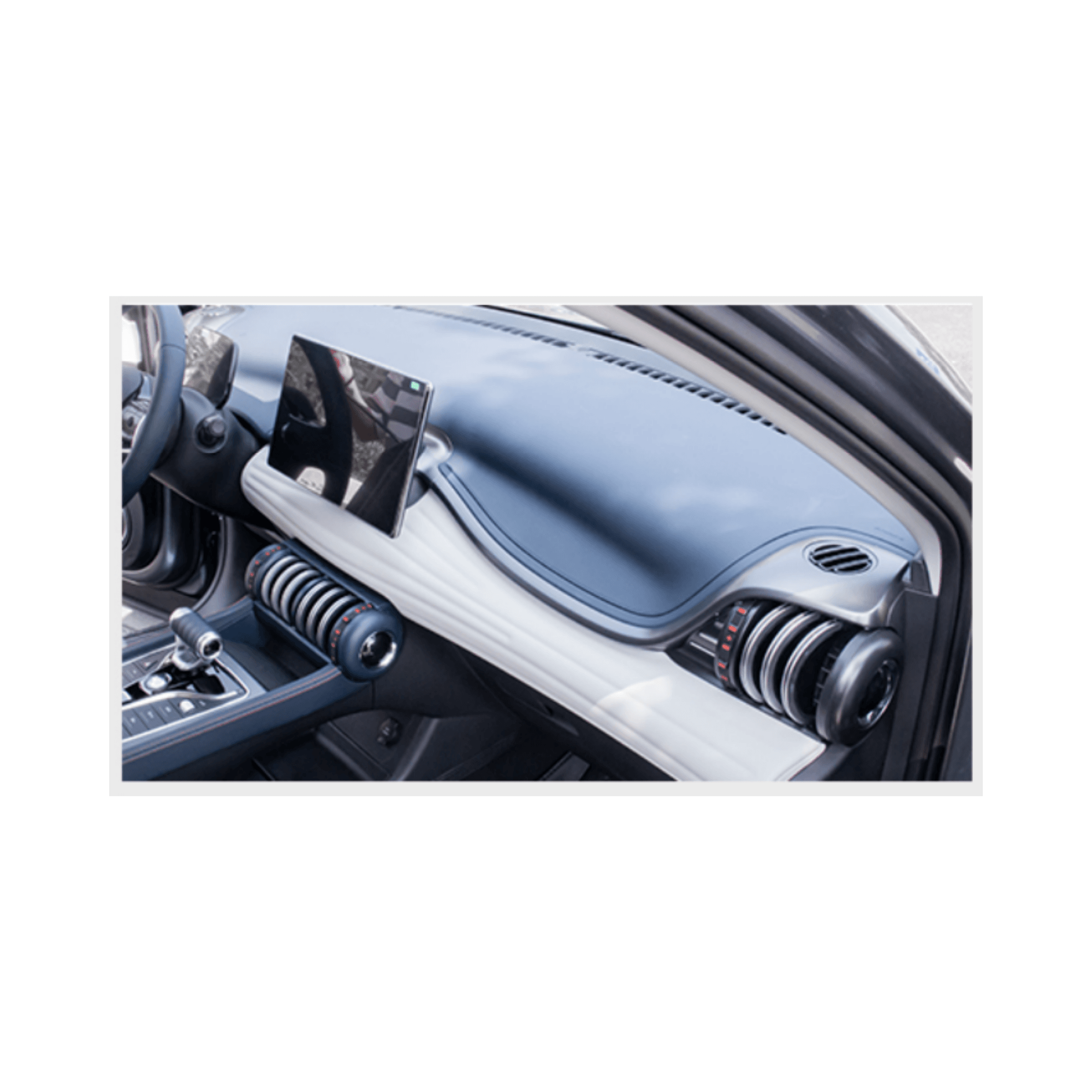 BYD Atto 3 Göğüs Panel Karbon Fiber Kaplama 2'li Set