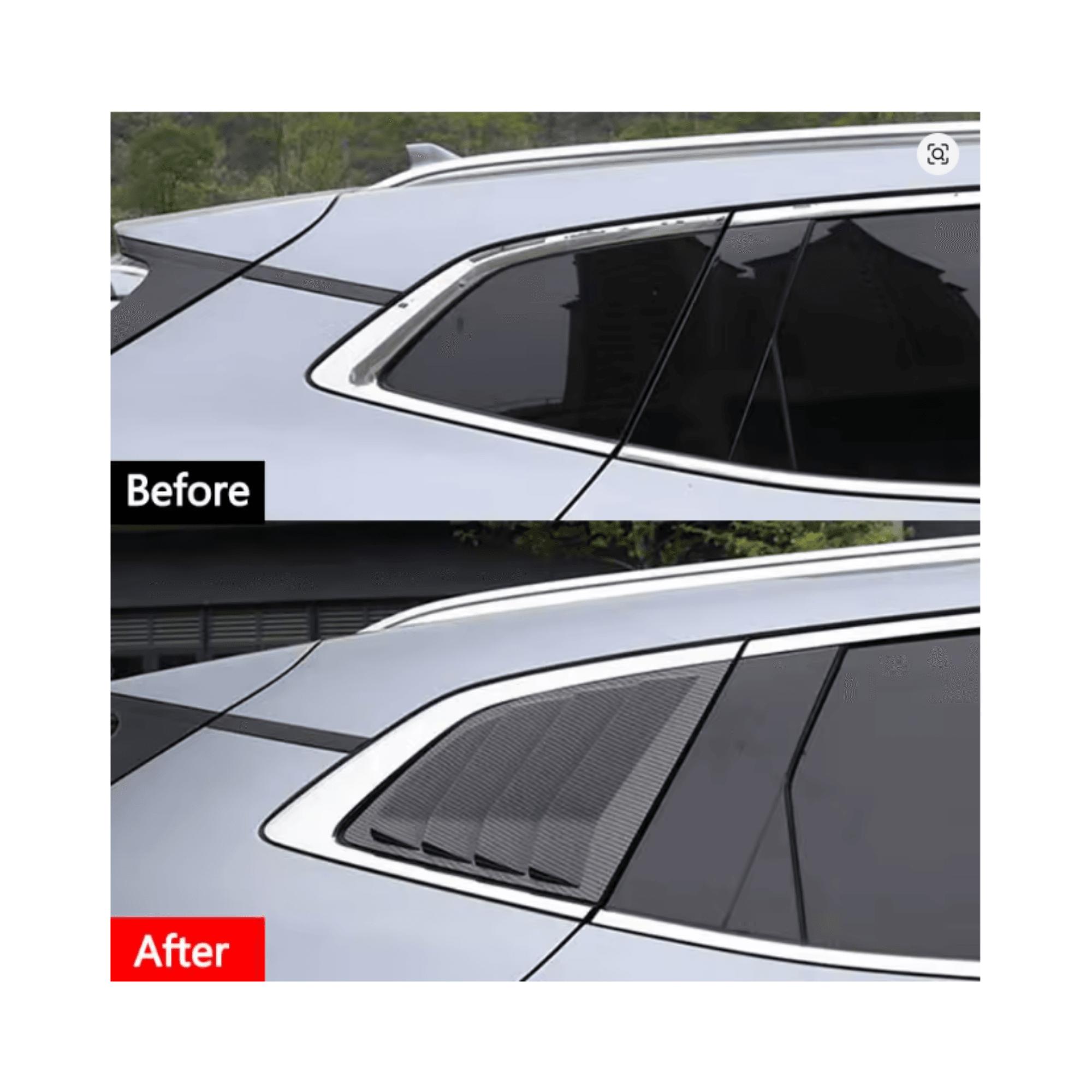 BYD SEAL U DM-İ / EV Modelleri İçin Arka Kelebek Cam Panjuru Karbon Fiber Kaplama