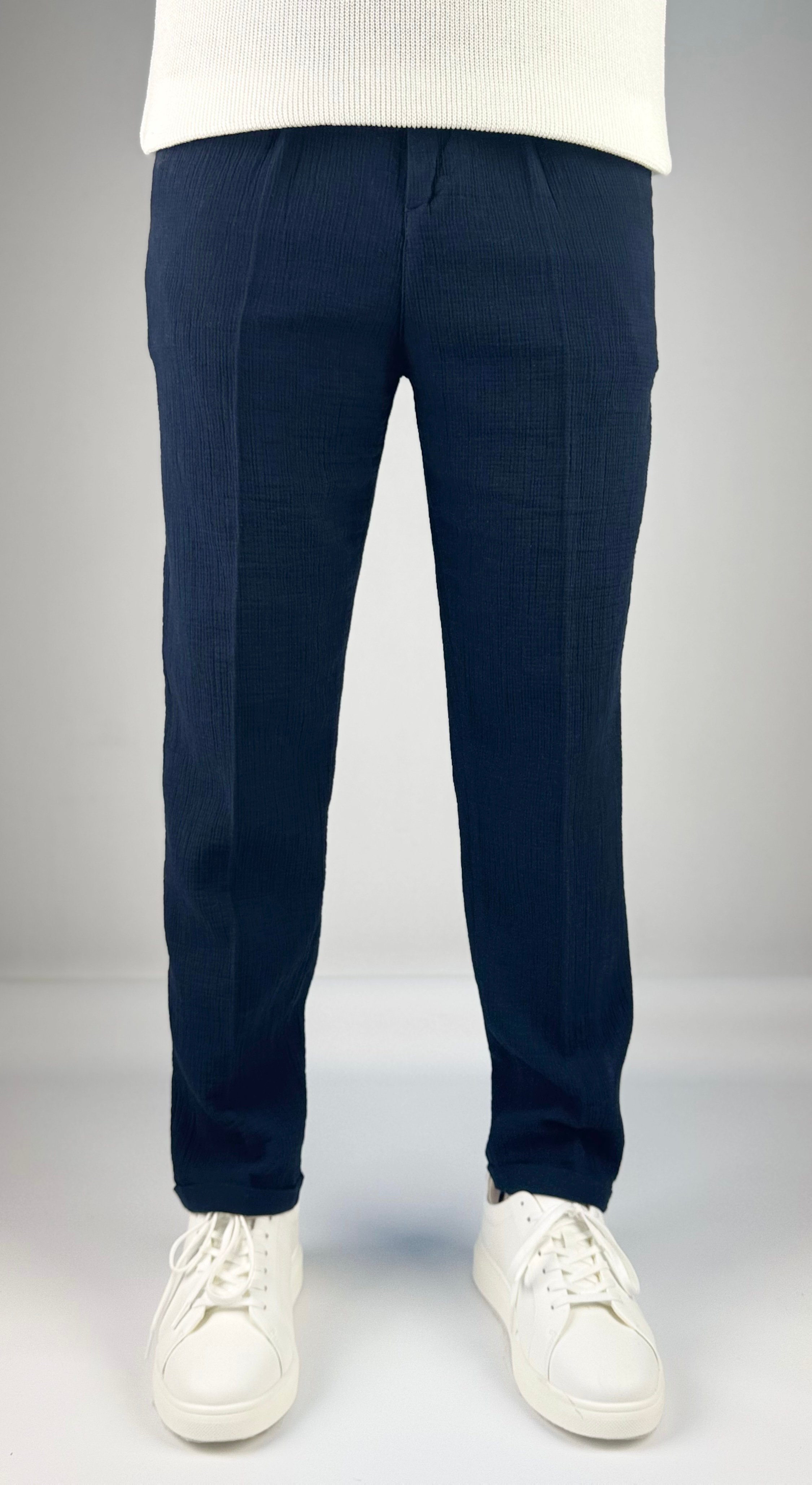 Keten Lacivert Pantolon