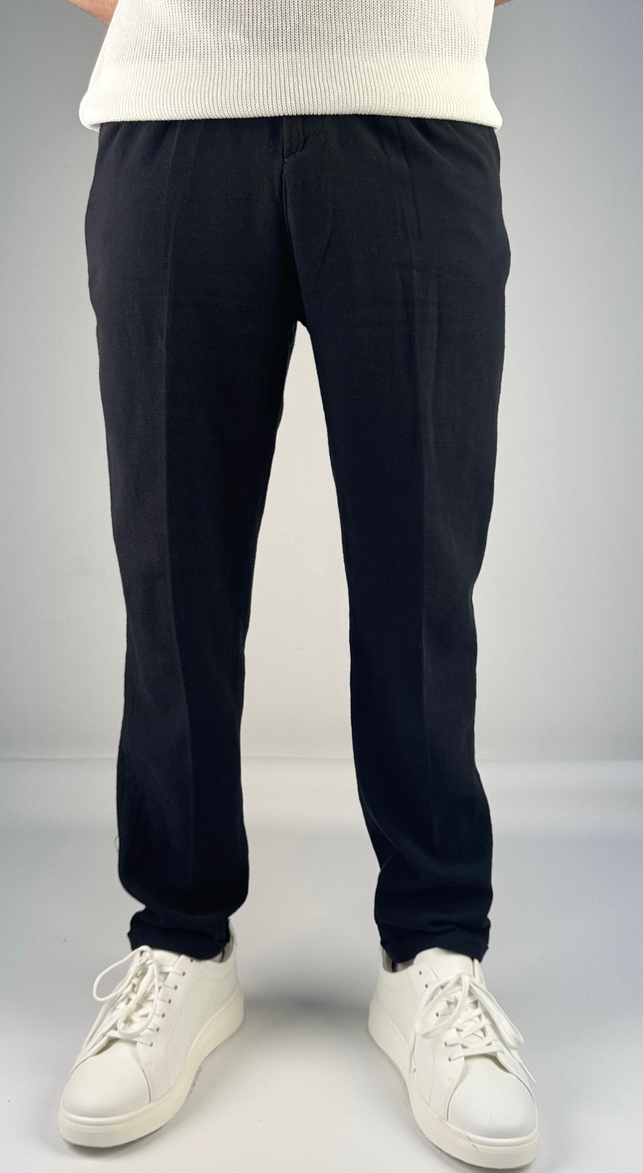 Keten Siyah Pantolon