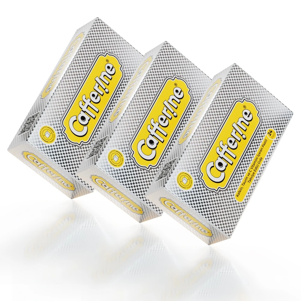Cafferine® Sert Pastil - Cafferine® 3'lü Avantaj