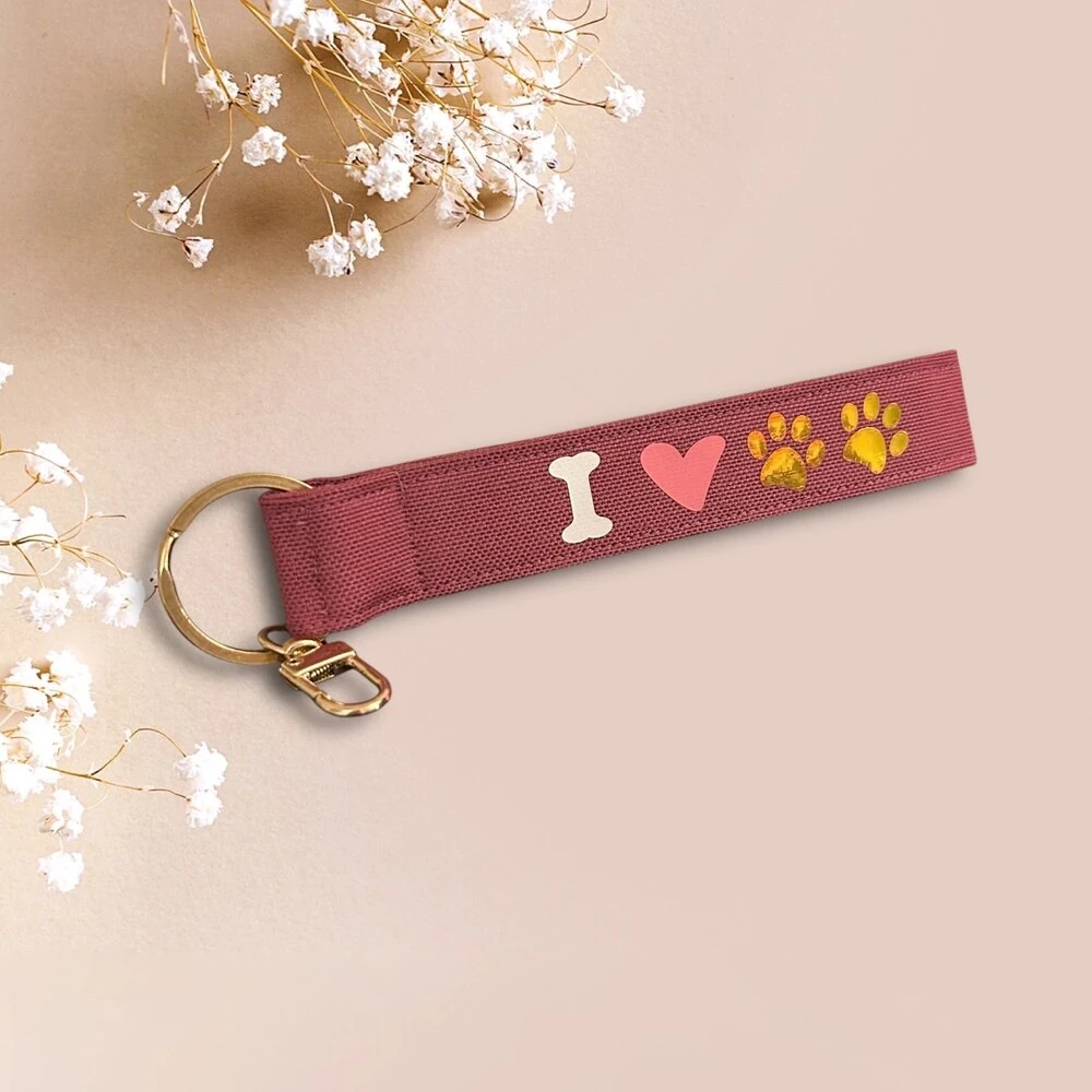 I Love Paws Anahtarlık