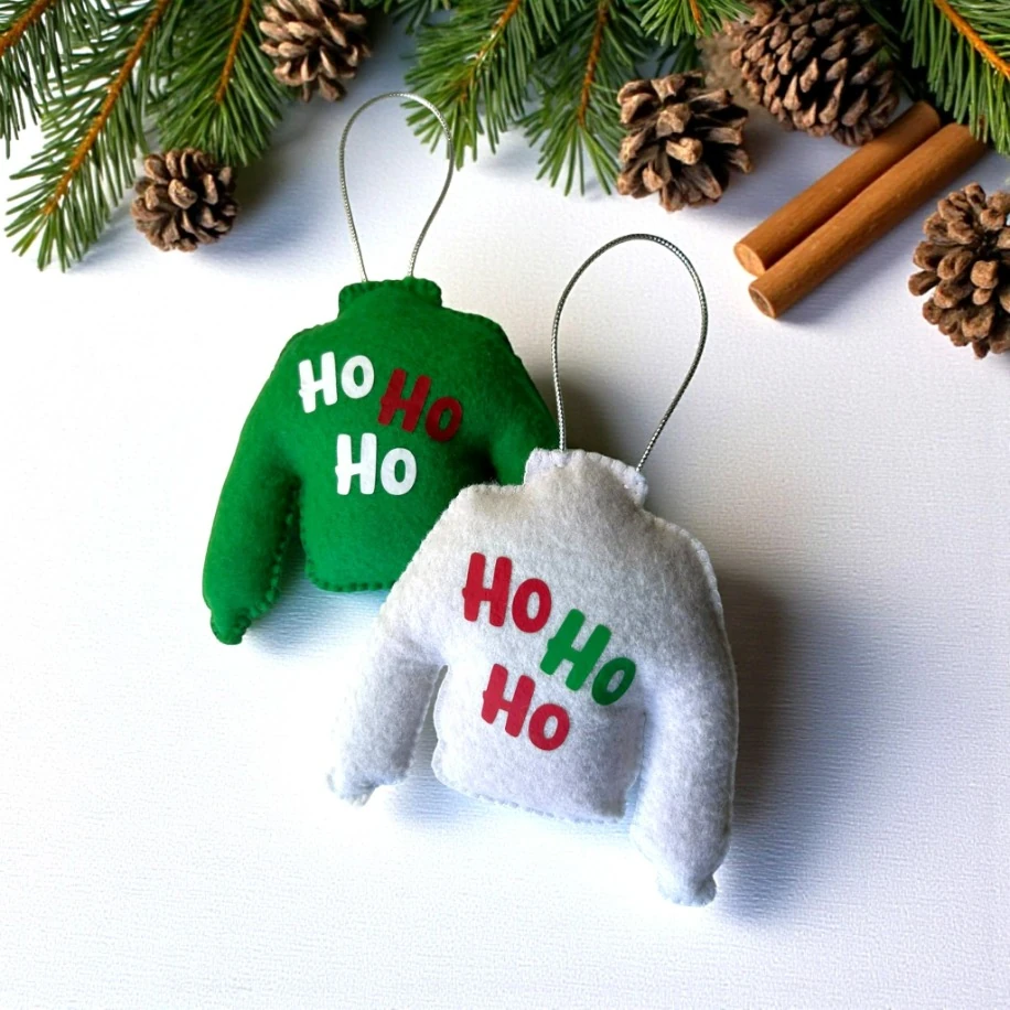 Ho Ho Ho Kazak Yılbaşı Çam Ağacı Süsü