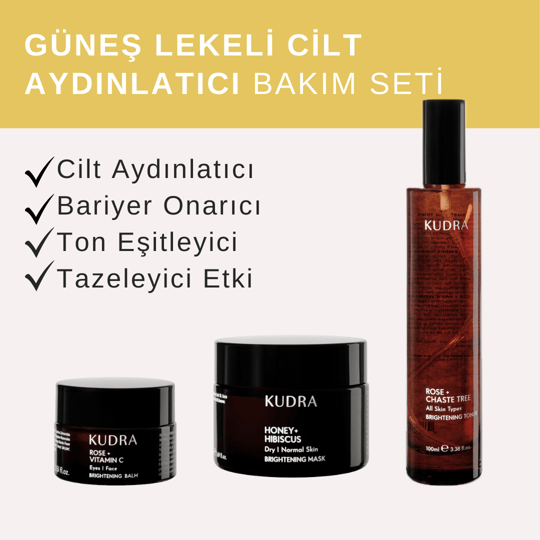 Güneş Lekeli Cilt Aydınlatıcı Bakım Seti