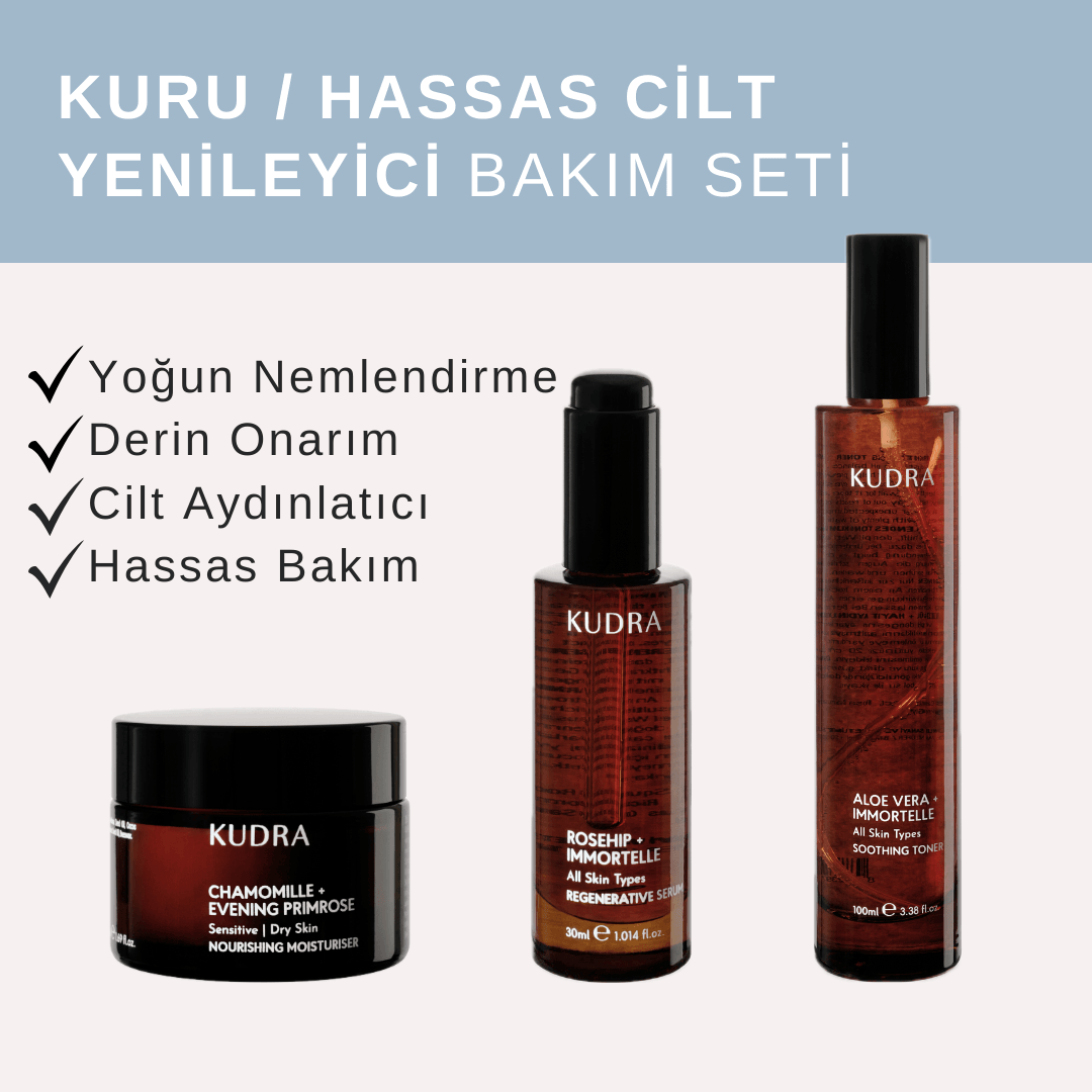 Kuru/Hassas Cilt Yenileyici Bakım Seti