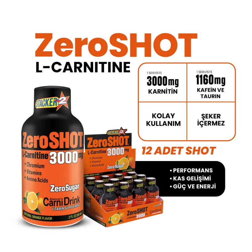BIGJOY ZeroSHOT | Şekersiz Enerji ve Performans Takviyesi