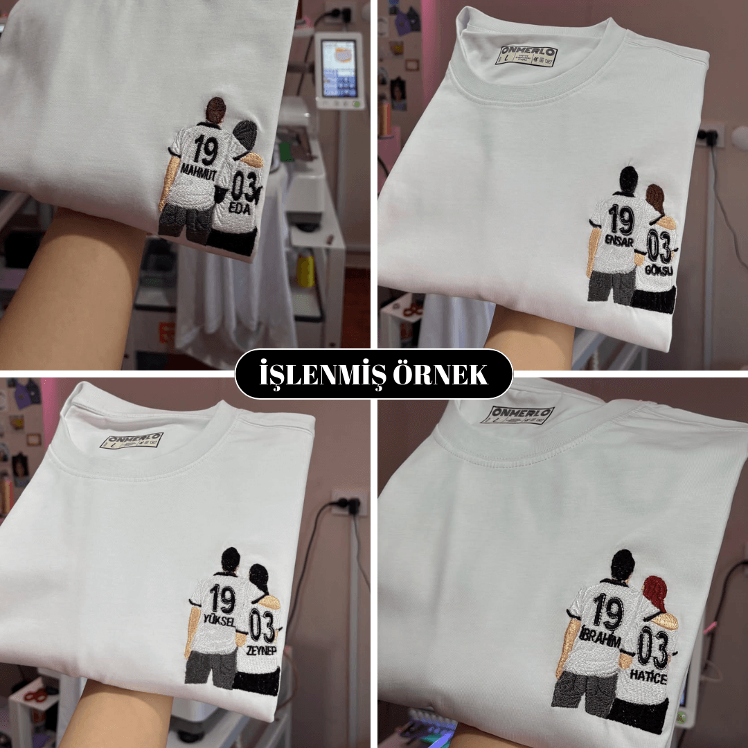 BJK Formalı Sevgili-Taraftar Nakışı