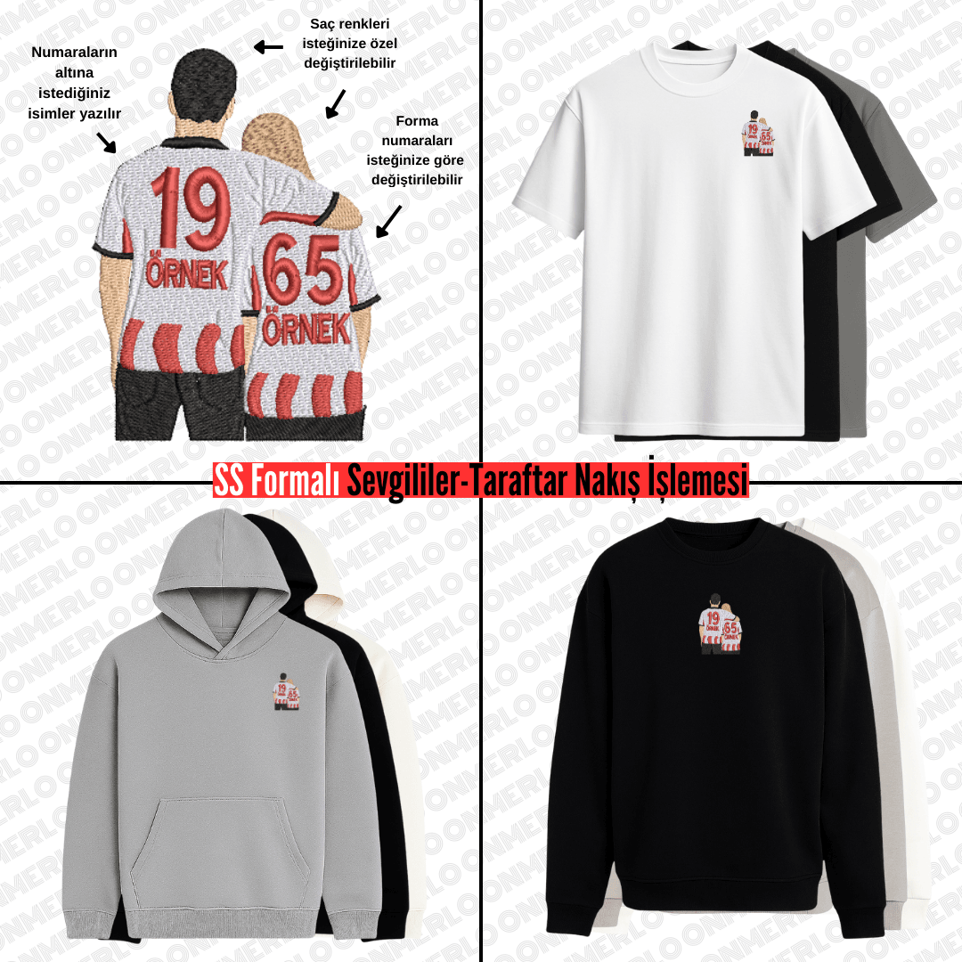 Samsunspor Formalı Sevgili-Taraftar Nakışı
