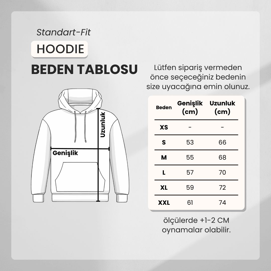 3'lü Basic Hoodie