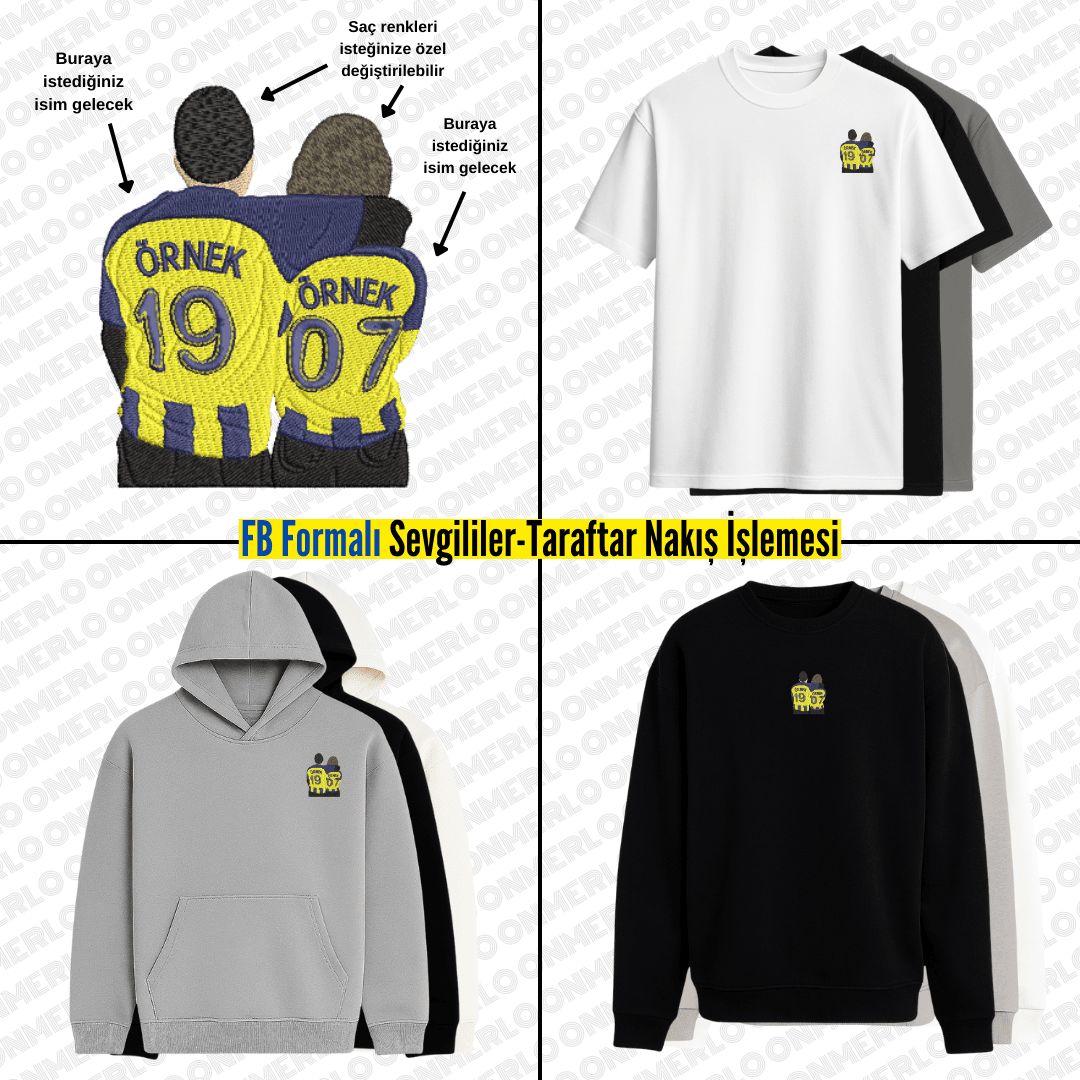 FB Formalı Sevgili-Taraftar Nakışı