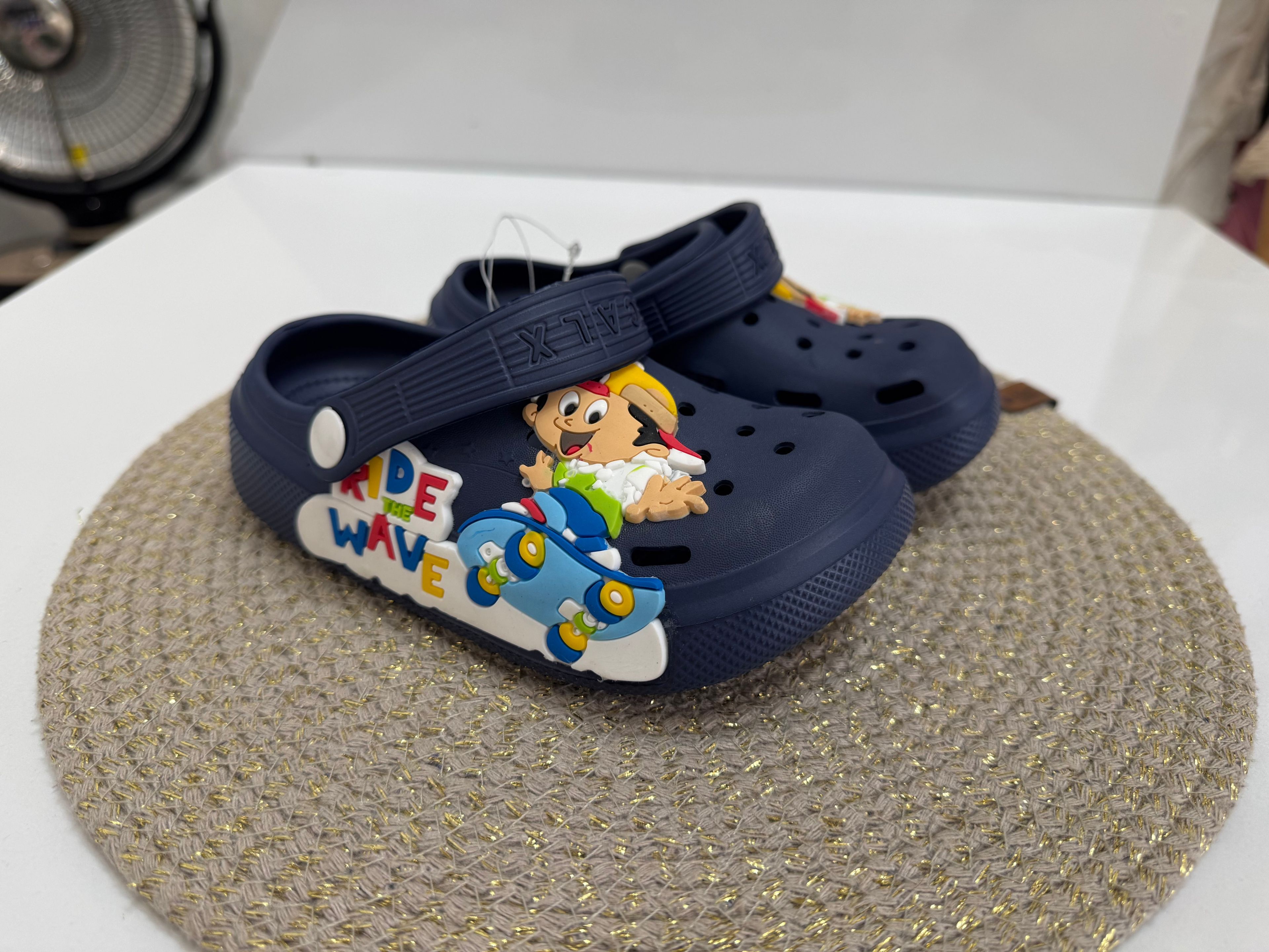 Lacivert Terlik Sandalet Kaykaylı