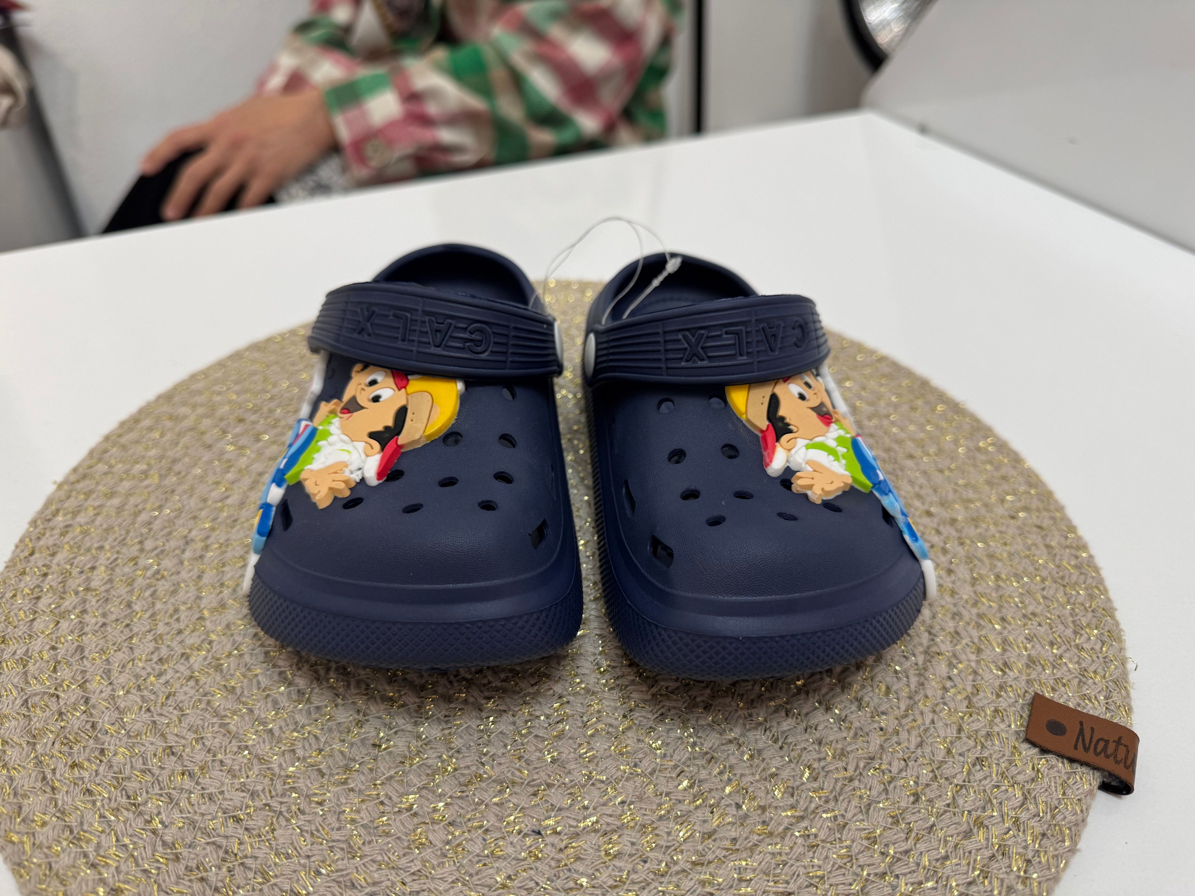 Lacivert Terlik Sandalet Kaykaylı