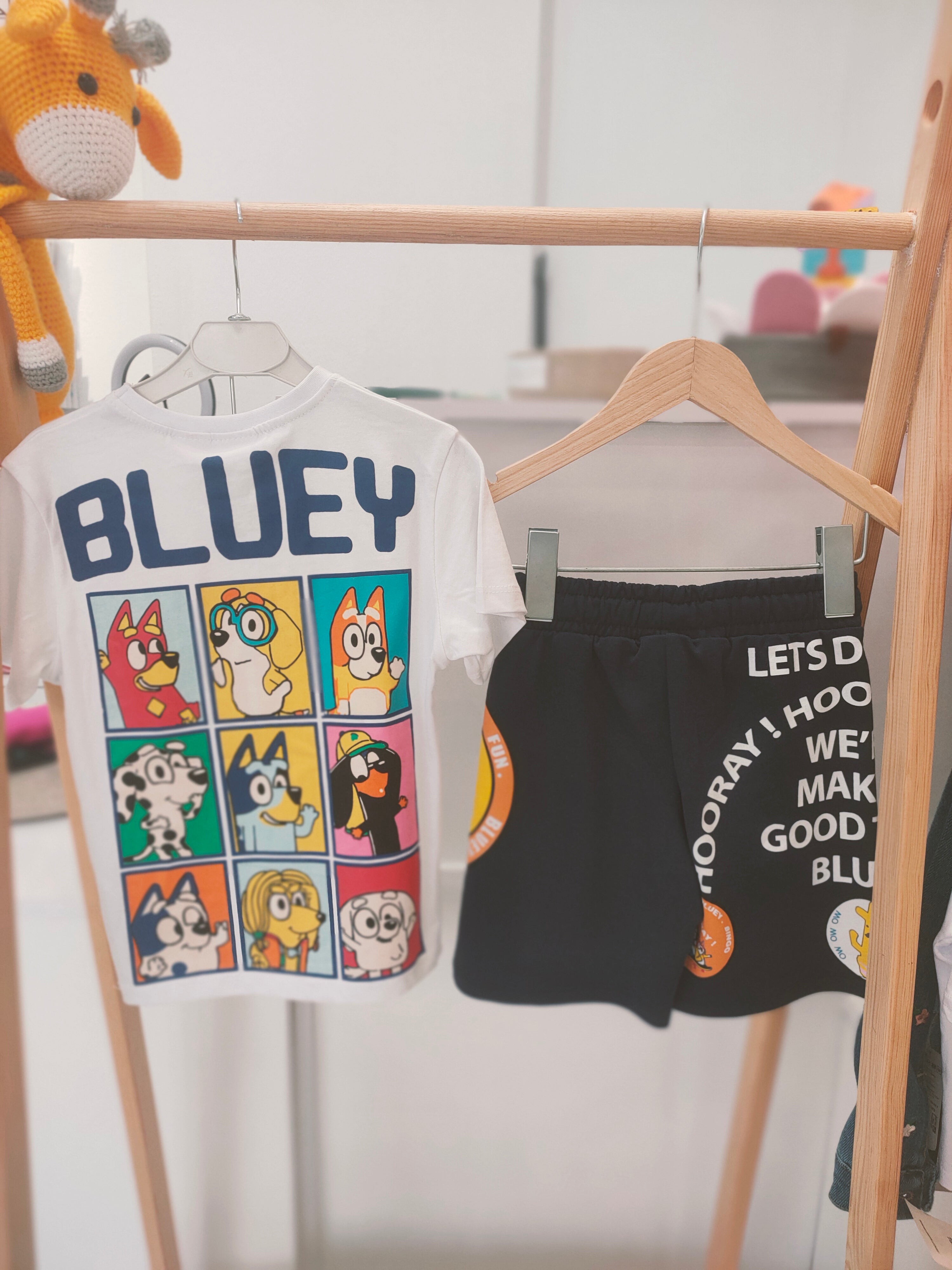 Bluey Şortlu Takım