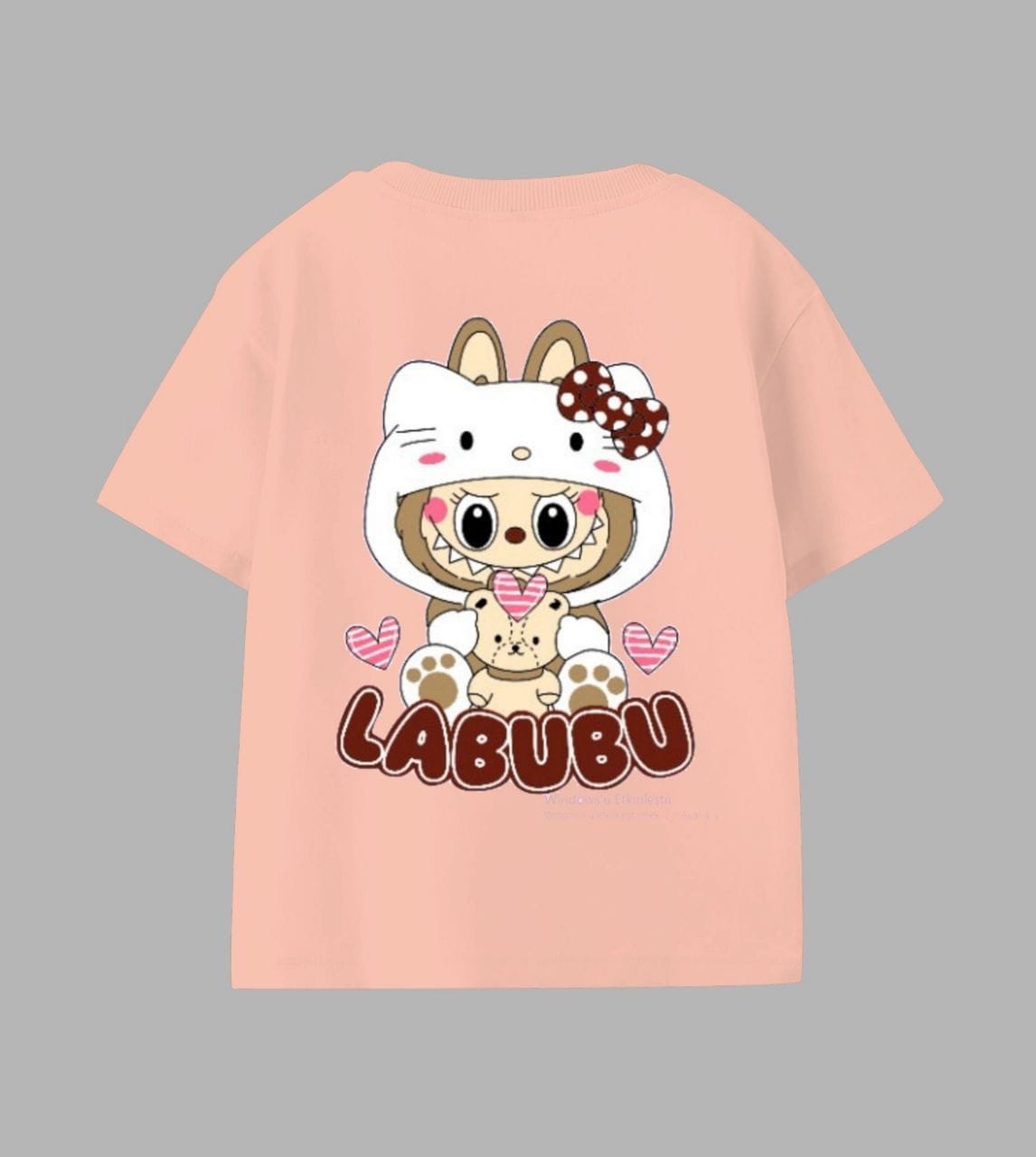 Labubu Tshirt Somon