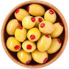 Biber Dolgulu Yeşil Zeytin (1 Kg)
