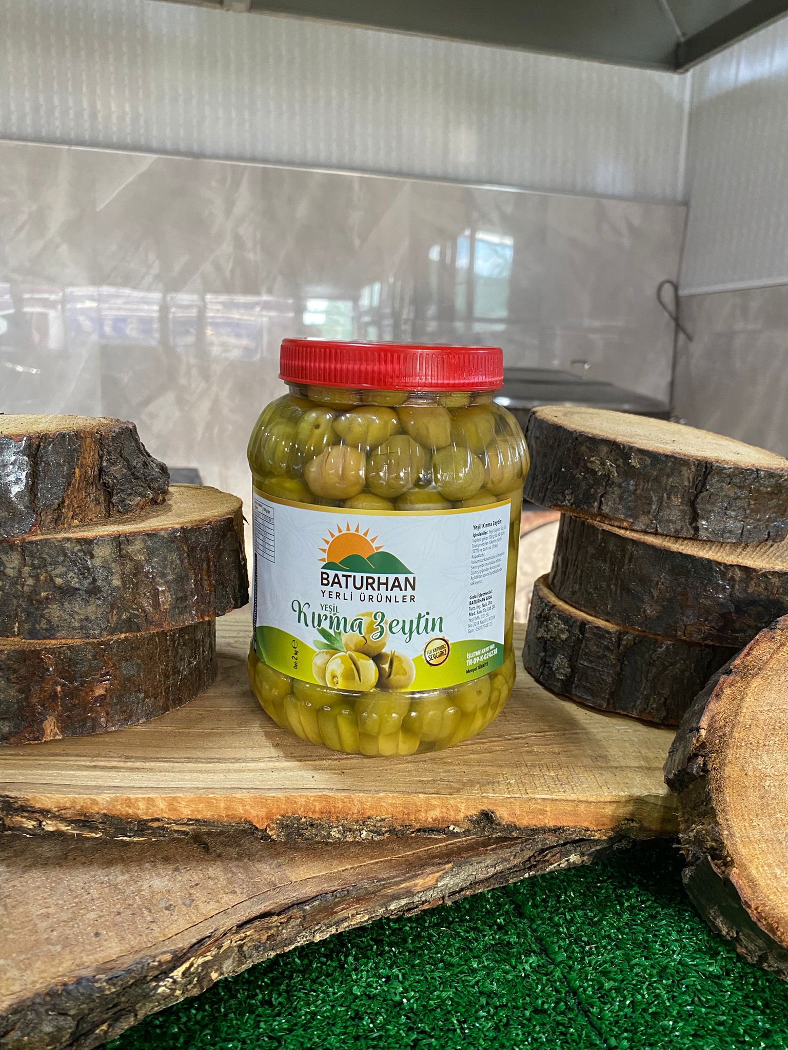 Kırma Yeşil Zeytin ( 1 Kg )