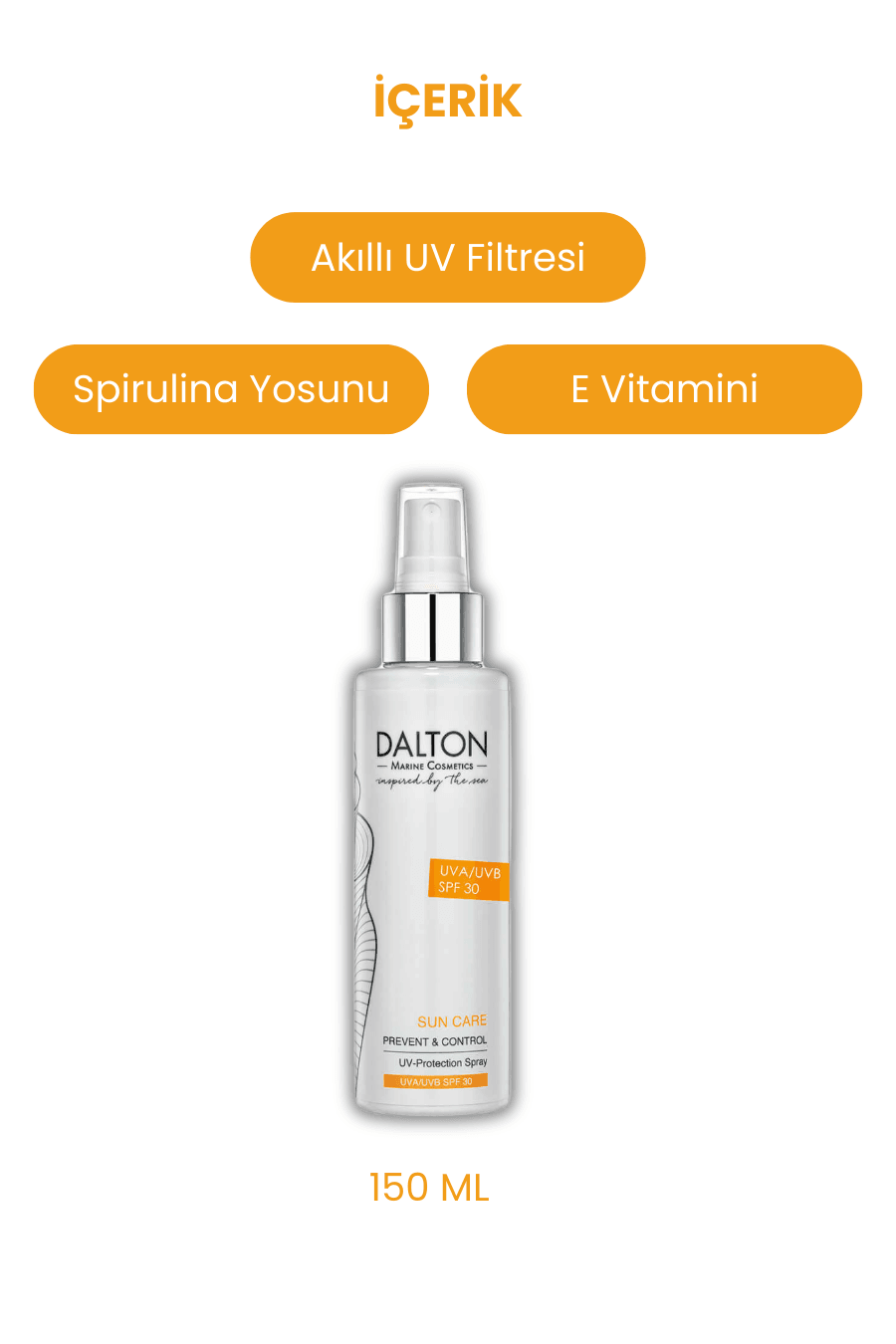 Su Bazlı-Sivilce Yapmayan-Güneş Kremi UVA / UVB SPF 30