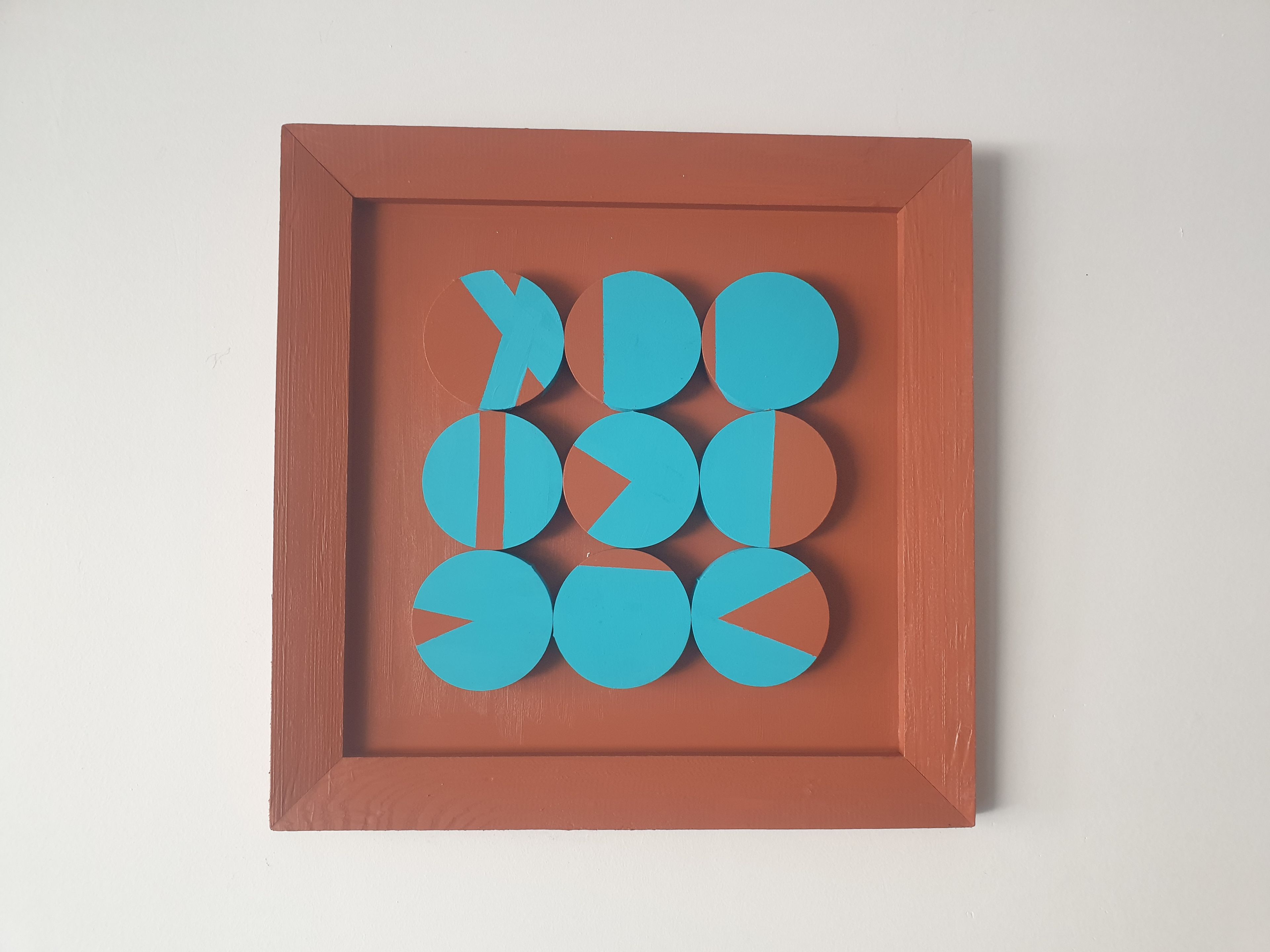 Modern Geometric Wood Wall Art