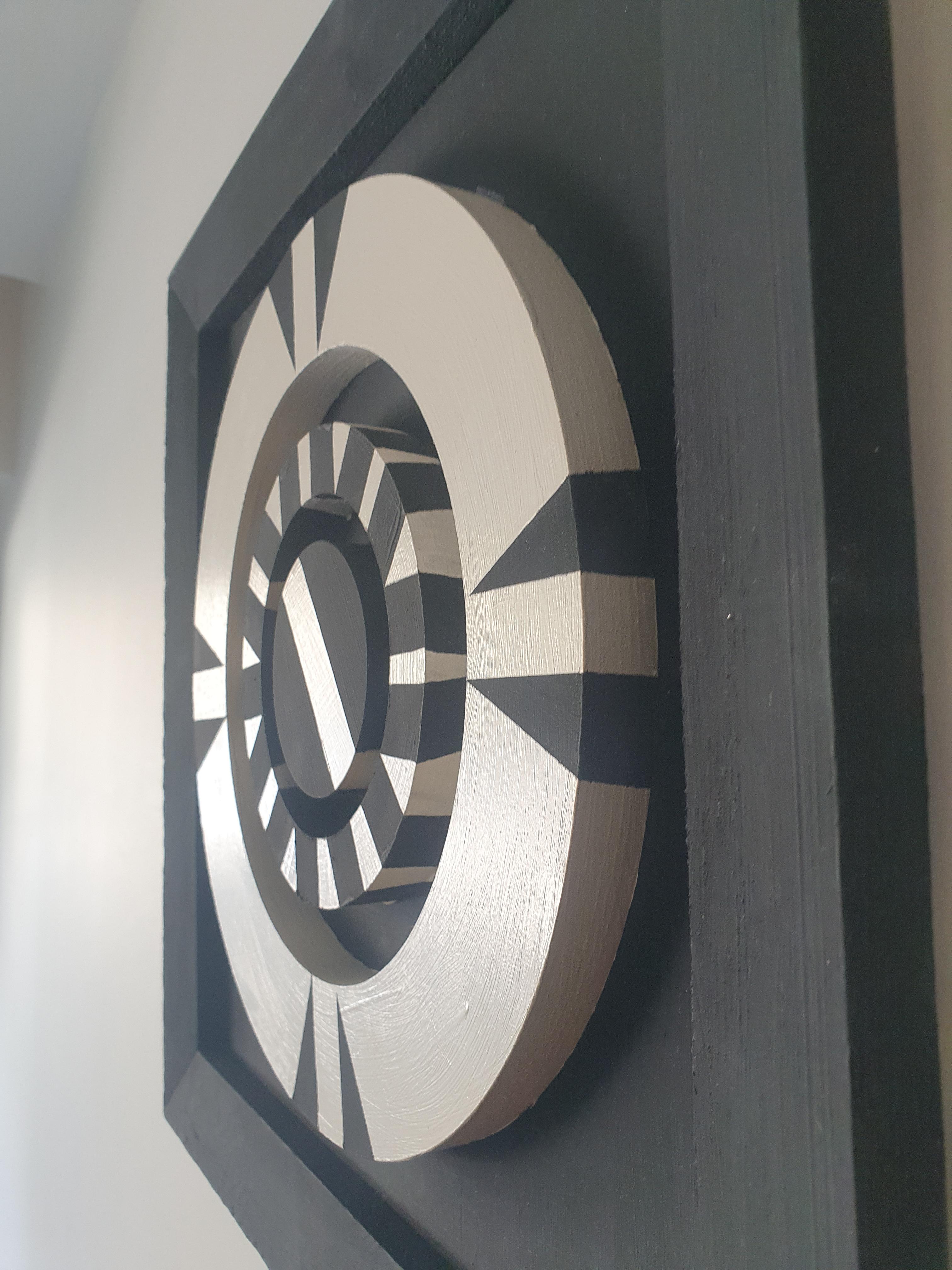 Modern Geometric Wood Wall Art