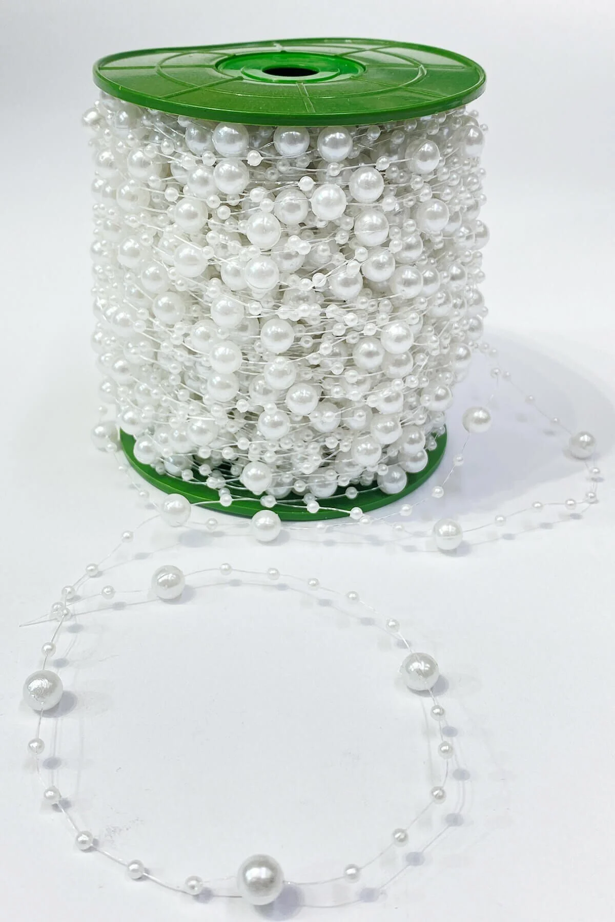 Misineli İnci Şerit 60 Metre – Dekoratif Süsleme, Davetiye, Bohça ve Hobi Malzemesi