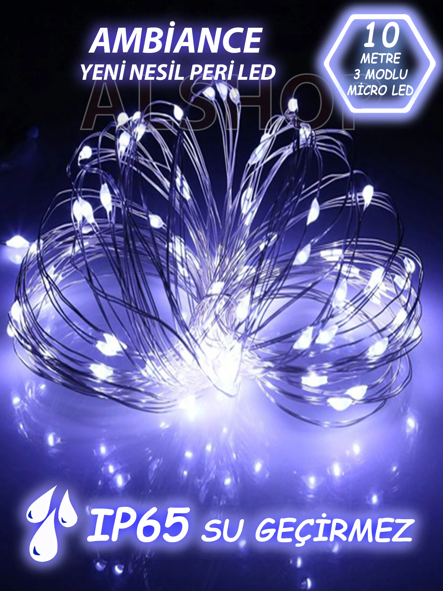 10 Metre Peri Led Beyaz