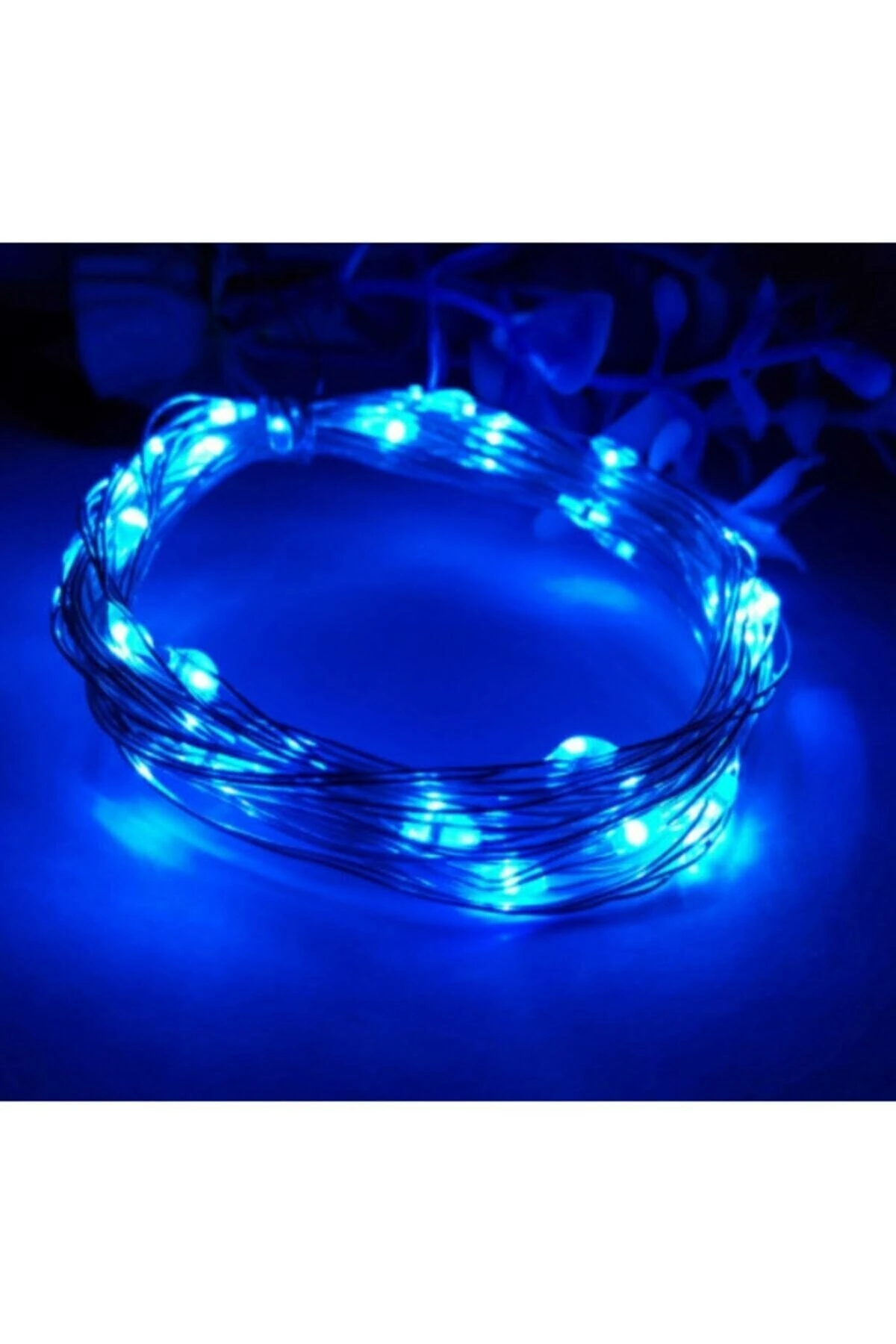 3 Modlu Yeni Nesil 5 Metre 50 Ledli Mavi Peri Led Işık