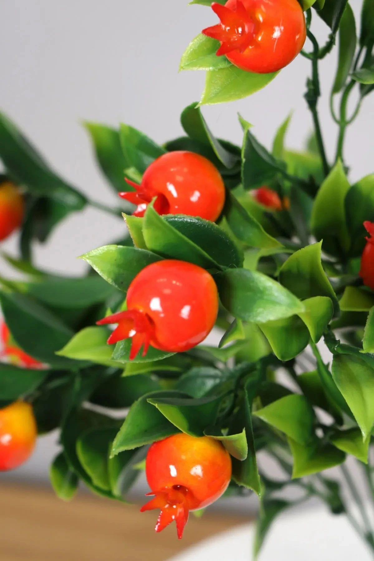 1. Kalite Nar Demeti Meyve Yapay Bitki