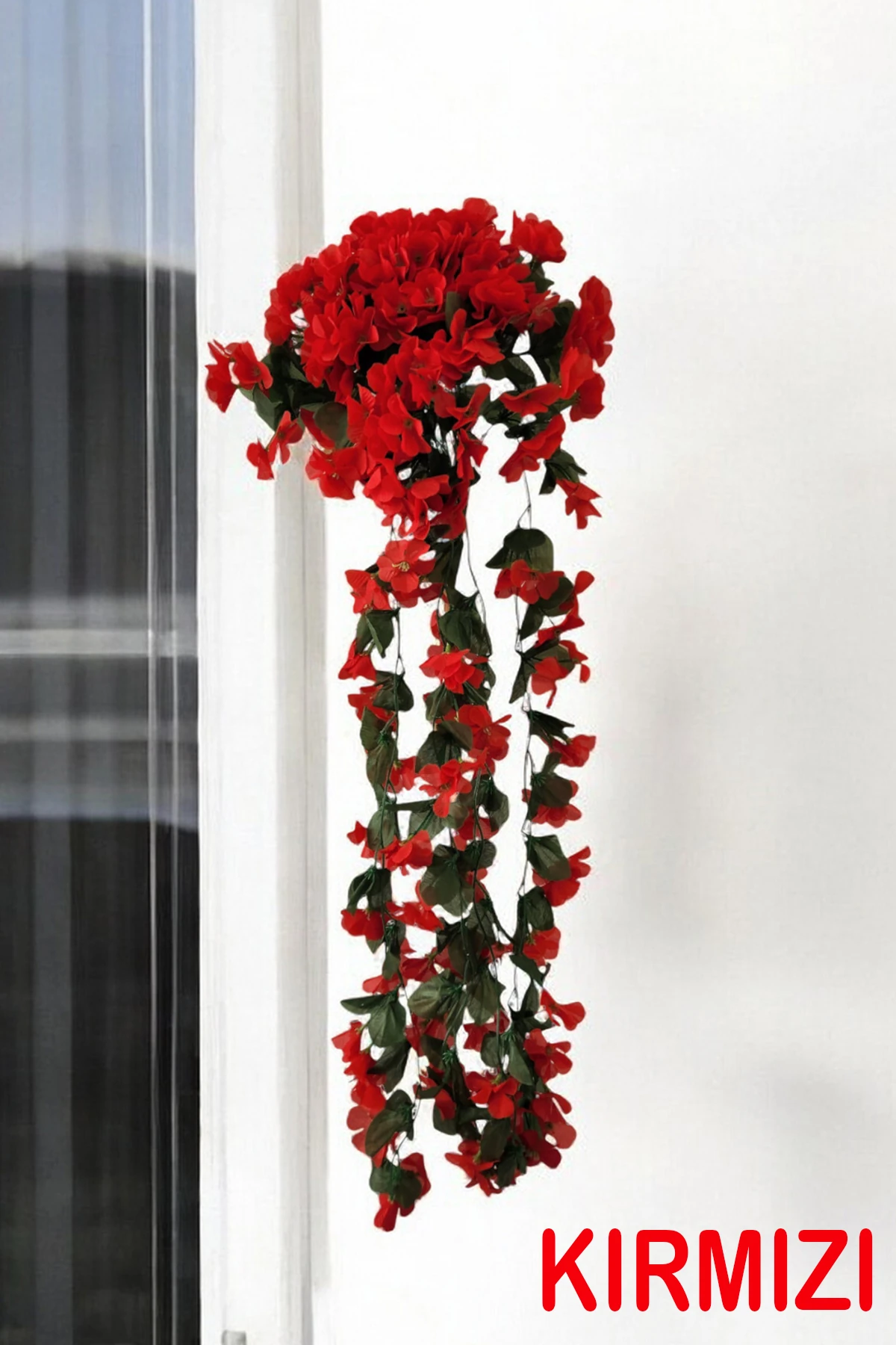 Balkon,Duvar Süsü Yapay Çiçek Sarkan Begonvil Menekşe Sarmaşık Çiçeği