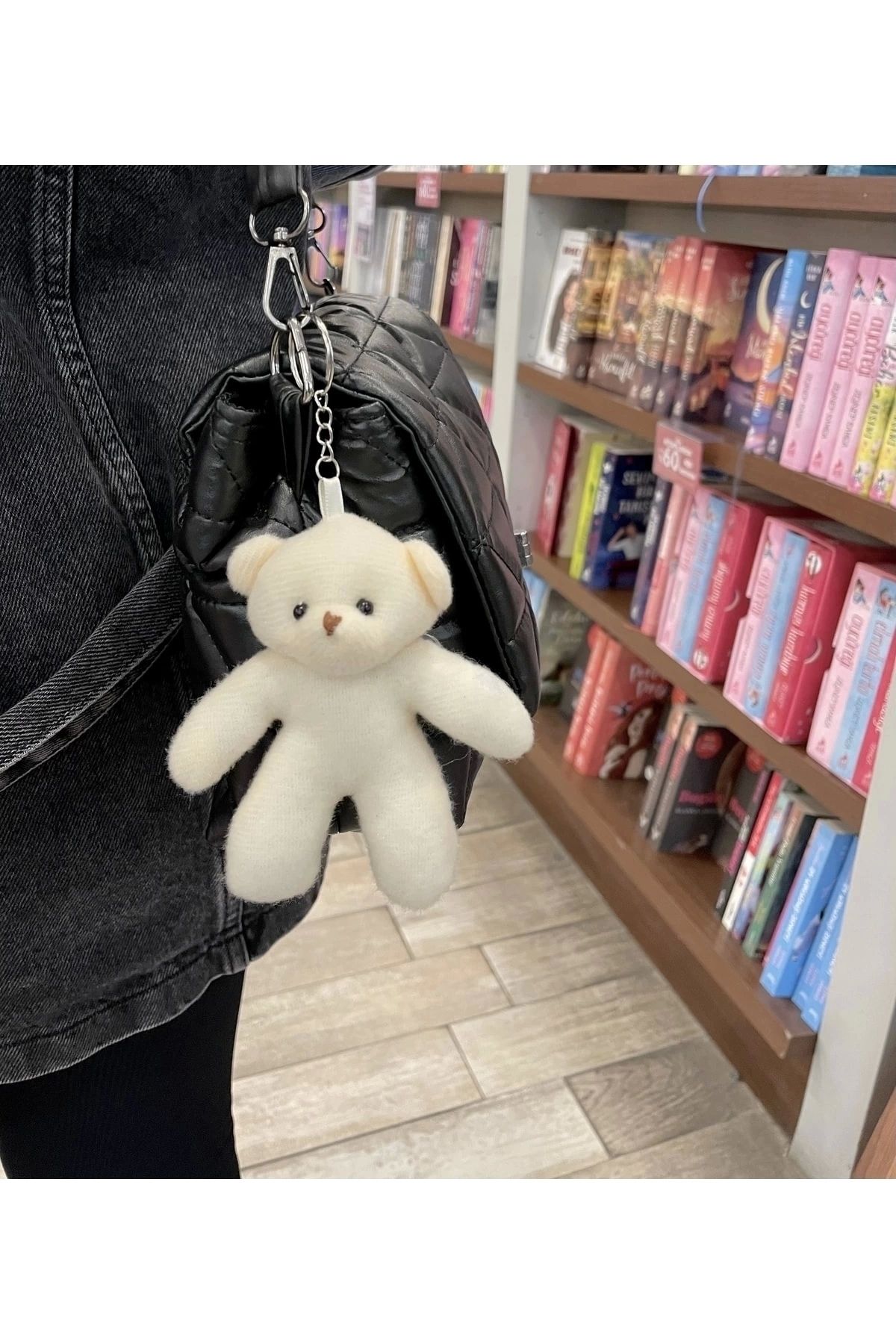 2 Adet Ayıcık Anahtarlık Tatlı Ayıcıklı Ayı Çanta Kalemlik Fermuar Ucuna Takılabilir