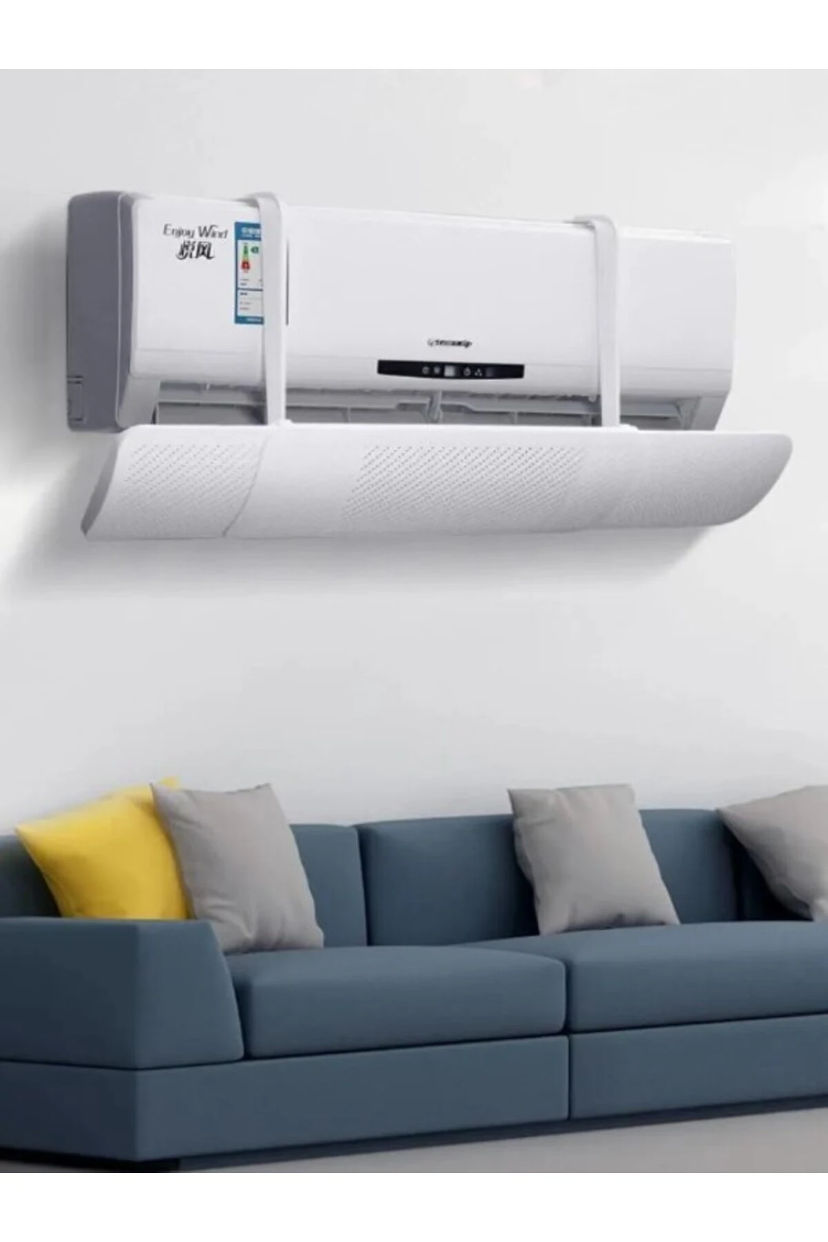 Ayarlanabilir Split Tipi Klima Hava Yönlendirici Klima Siperliği Klima Çarpması için Aparat