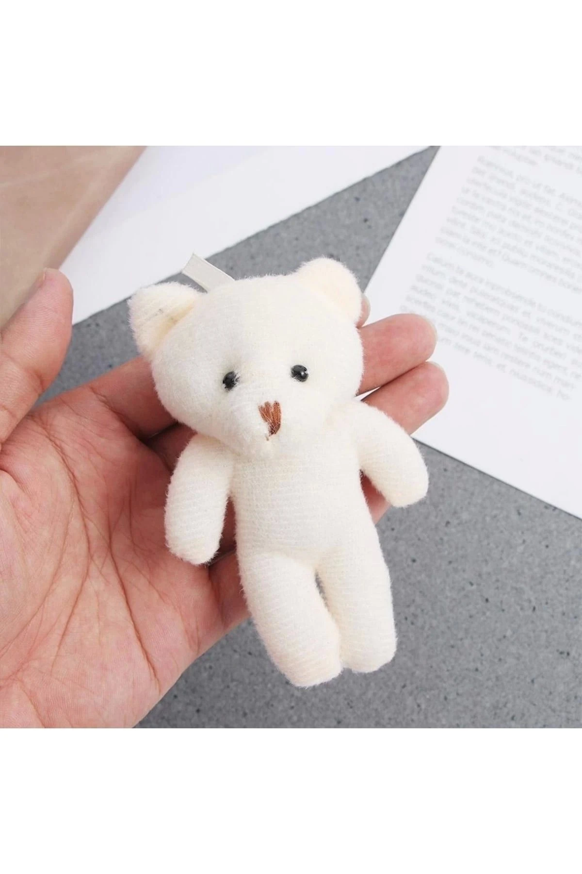 2 Adet Ayıcık Anahtarlık Tatlı Ayıcıklı Ayı Çanta Kalemlik Fermuar Ucuna Takılabilir
