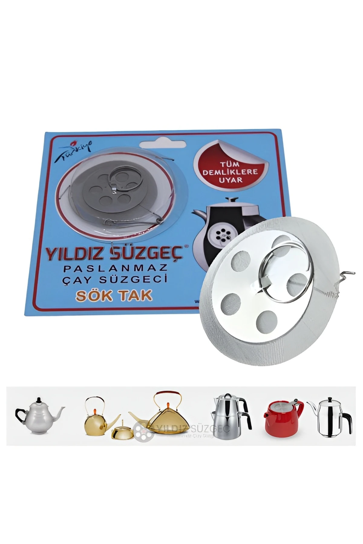 10 Adet Çaydanlık Içi Çay Süzgeci Demlik Süzgeç Söktak