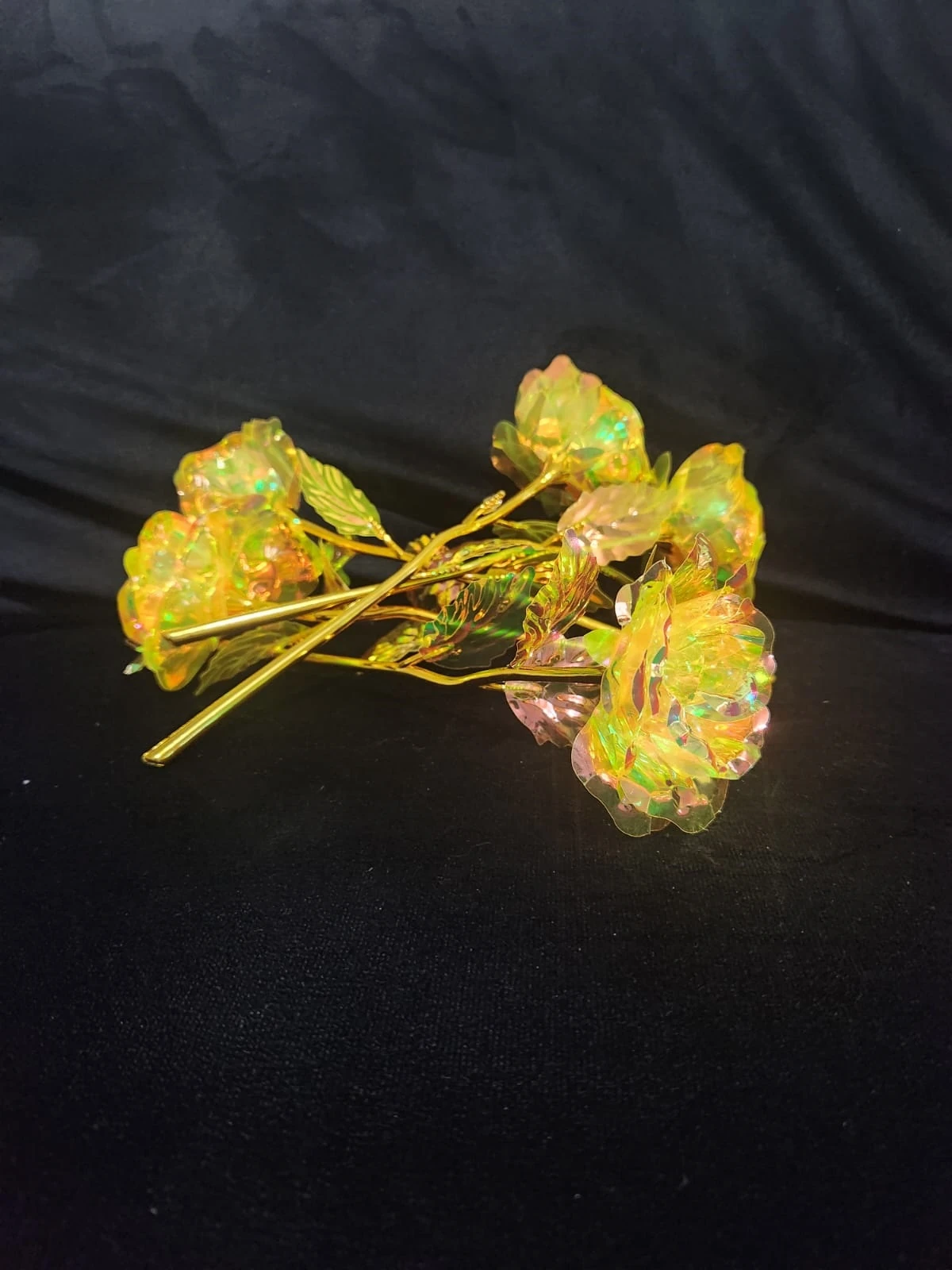 Sonsuzluk Gülü Sarı Renk Gül Sevgiliye Hediye 24 Cm