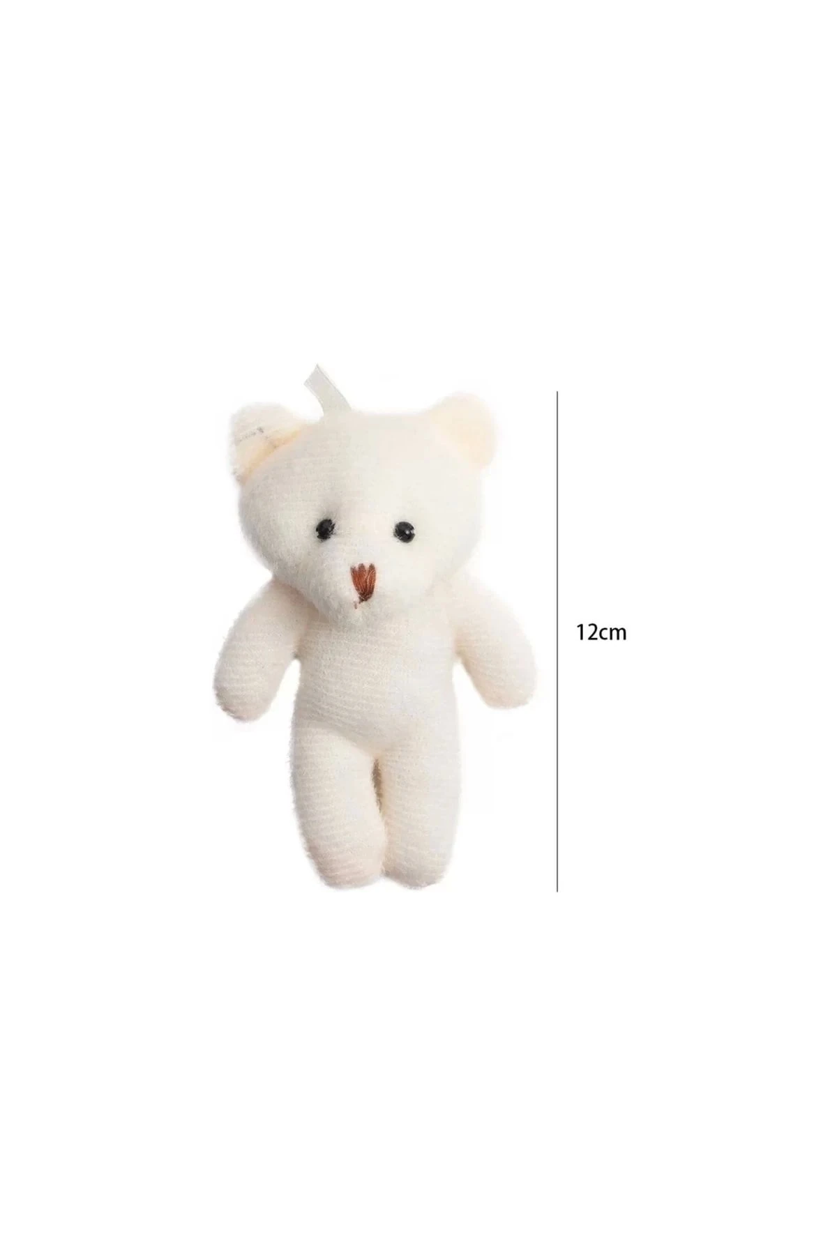 2 Adet Ayıcık Anahtarlık Tatlı Ayıcıklı Ayı Çanta Kalemlik Fermuar Ucuna Takılabilir