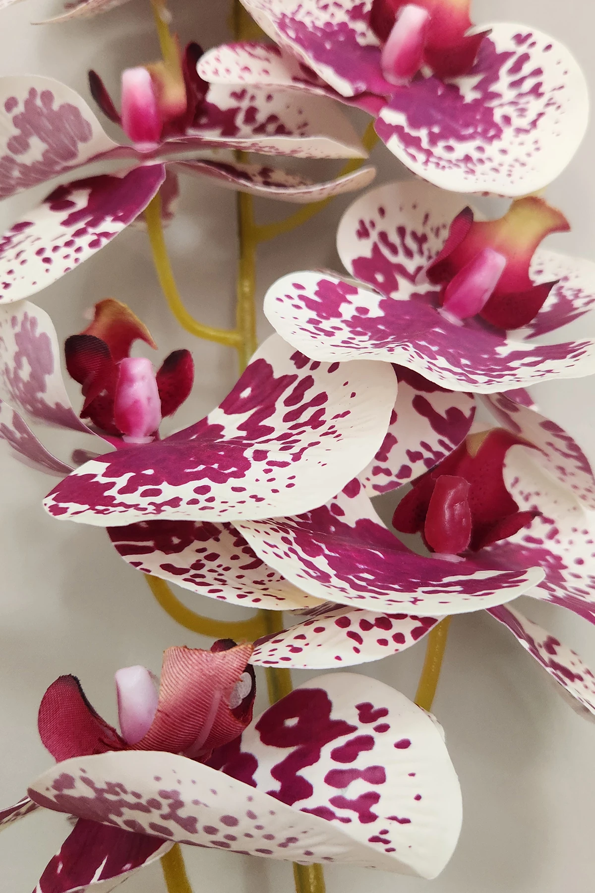 Gerçek Görünümlü Orkide Büyük Boy Yapay Orkide 85 Cm Çiçek