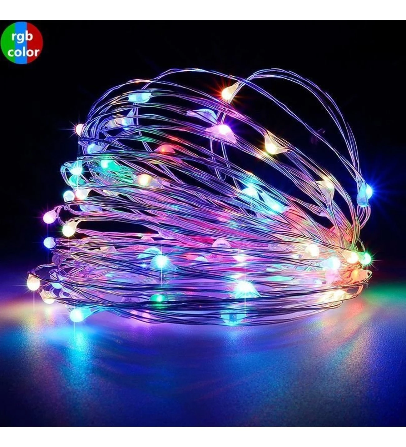 3 Metre Mini Klebek Buketi İmalata Uygun Fonksiyonlu RGB Led