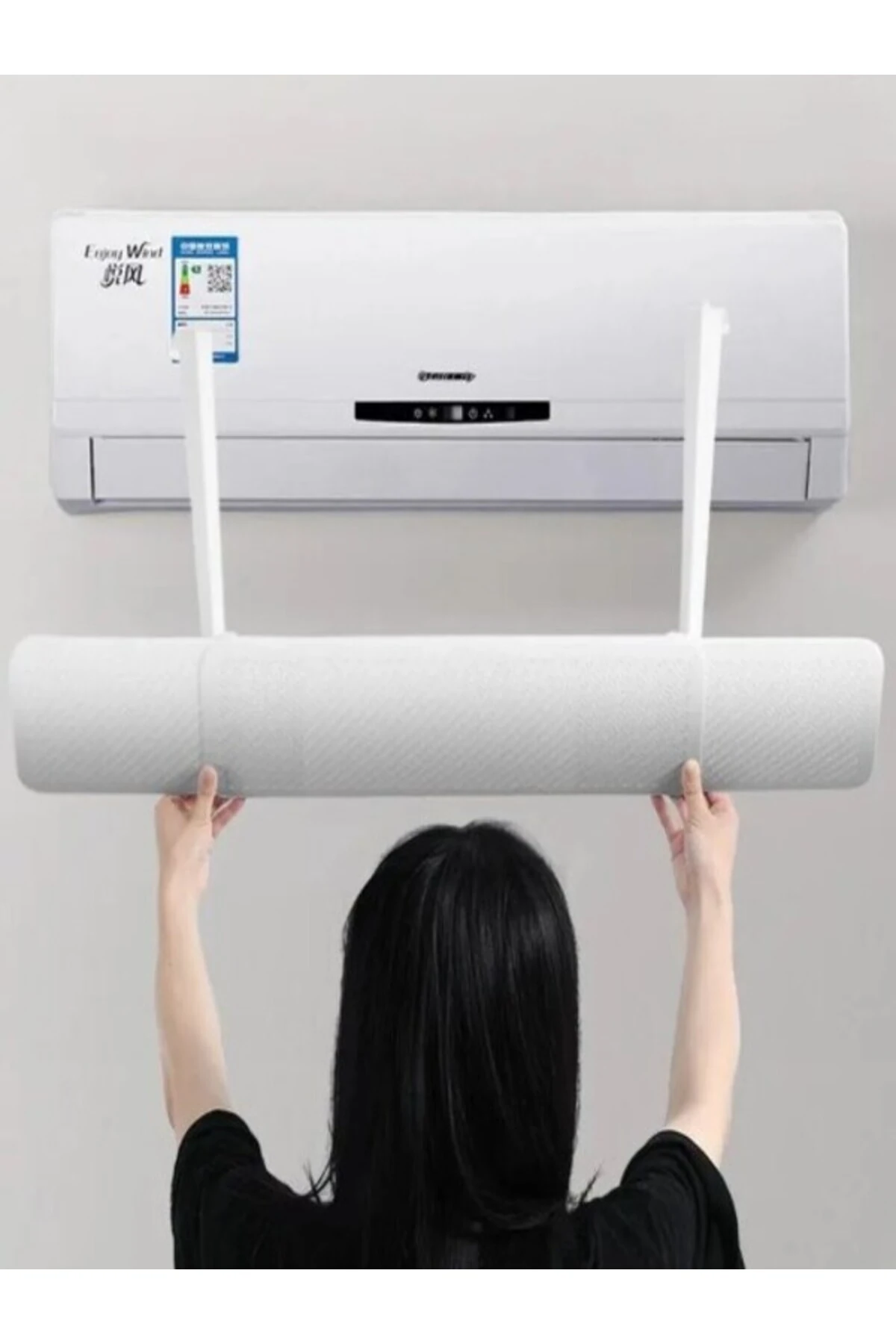 Ayarlanabilir Split Tipi Klima Hava Yönlendirici Klima Siperliği Klima Çarpması için Aparat