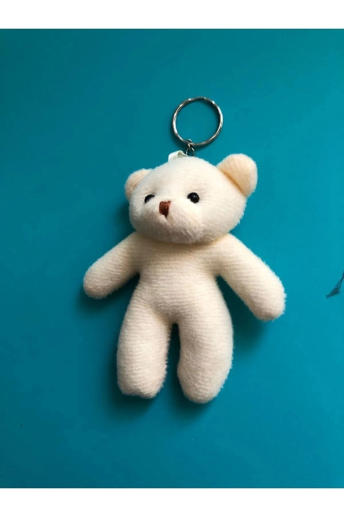 2 Adet Ayıcık Anahtarlık Tatlı Ayıcıklı Ayı Çanta Kalemlik Fermuar Ucuna Takılabilir