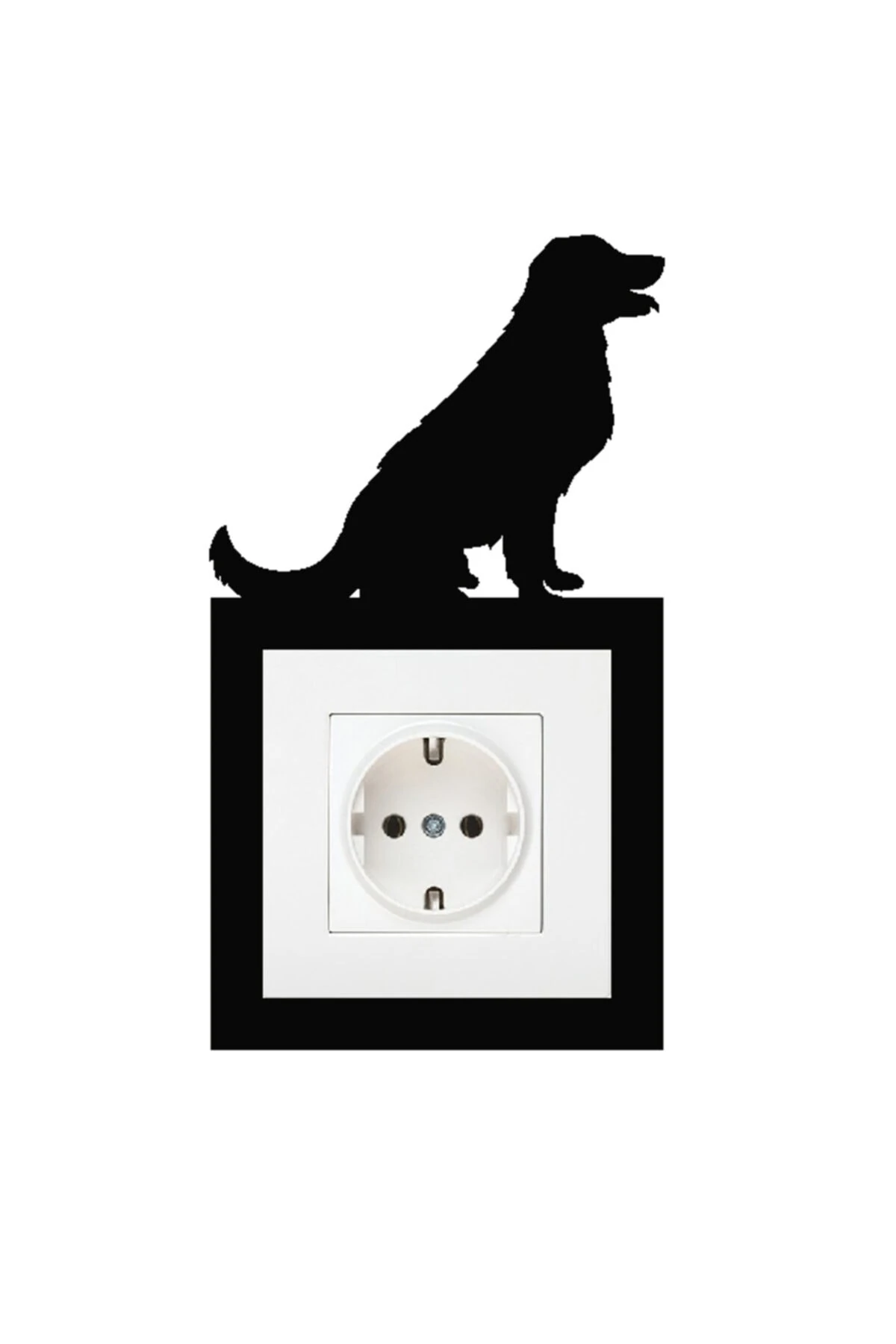 Köpek Prizlik Duvar Süsü Duvar Dekorasyonu 3 Mm Mdf 22x20