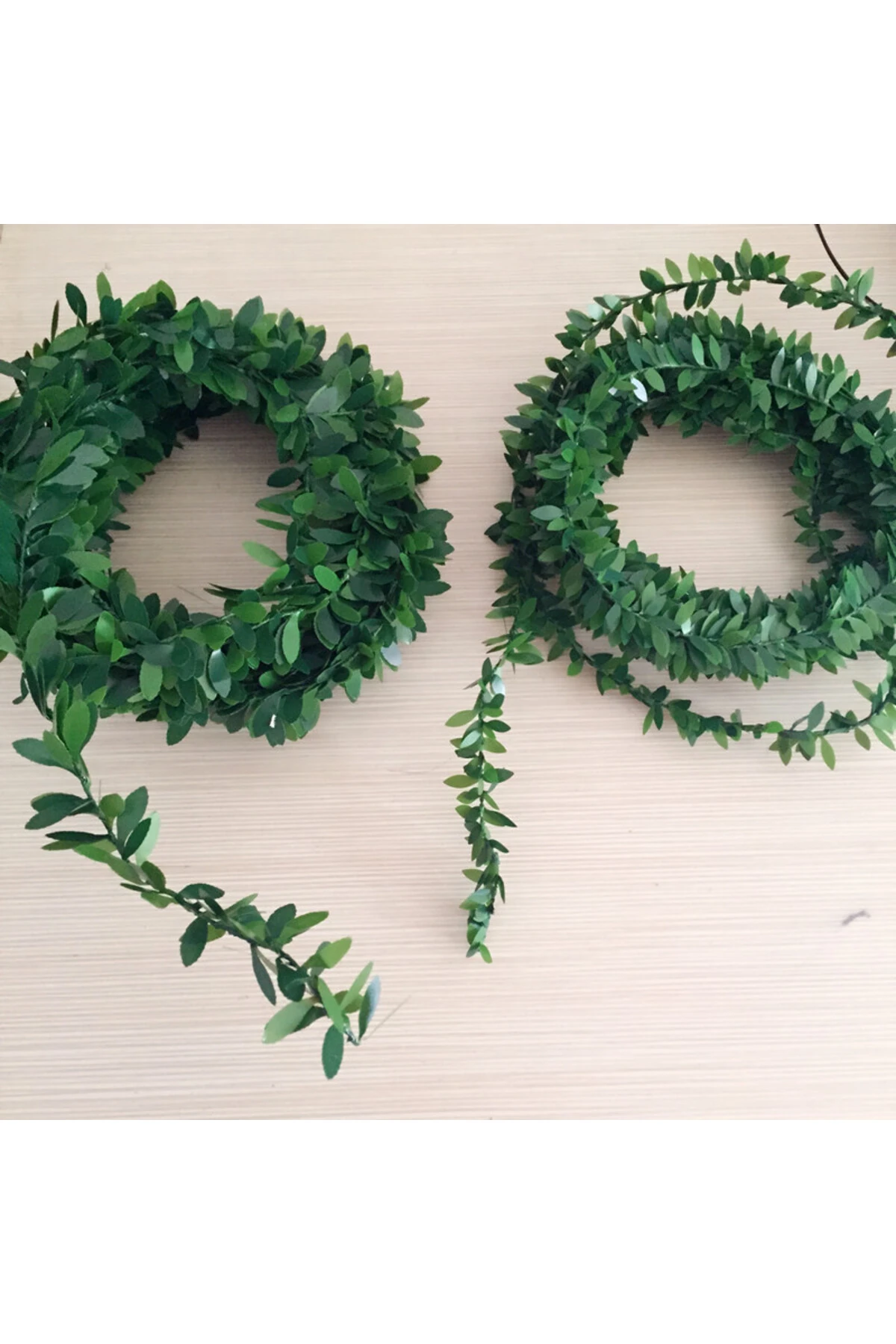 10 Metre Gün Işığı Led 7 Metre Tel Yaprak Şerit Yapay Taç Sarmaşık Çiçek Süs