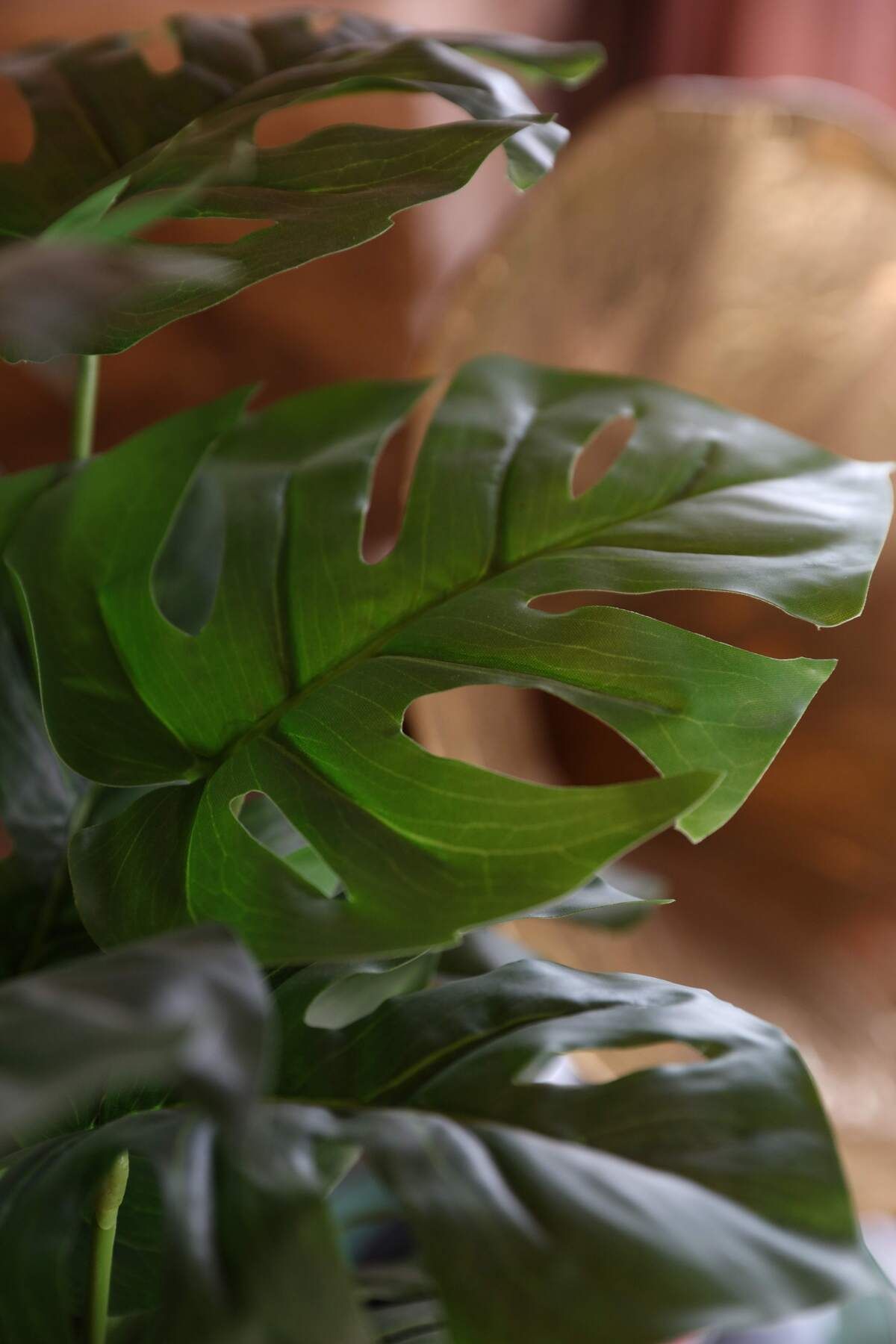 DDS-506 Siyah Metal Saksılı Yapay Çiçek Büyük Boy Salon Çiçeği 80 Cm