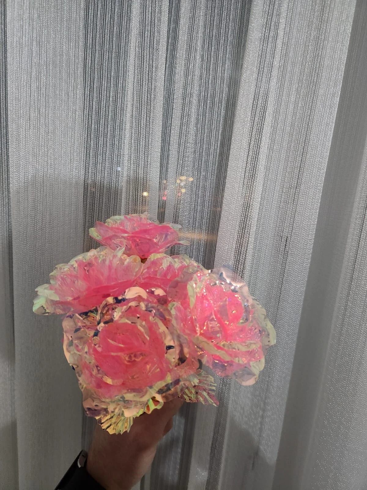 Sonsuzluk Gülü Açık Pembe Renk Gül Sevgiliye Hediye 24 Cm 1 Adet