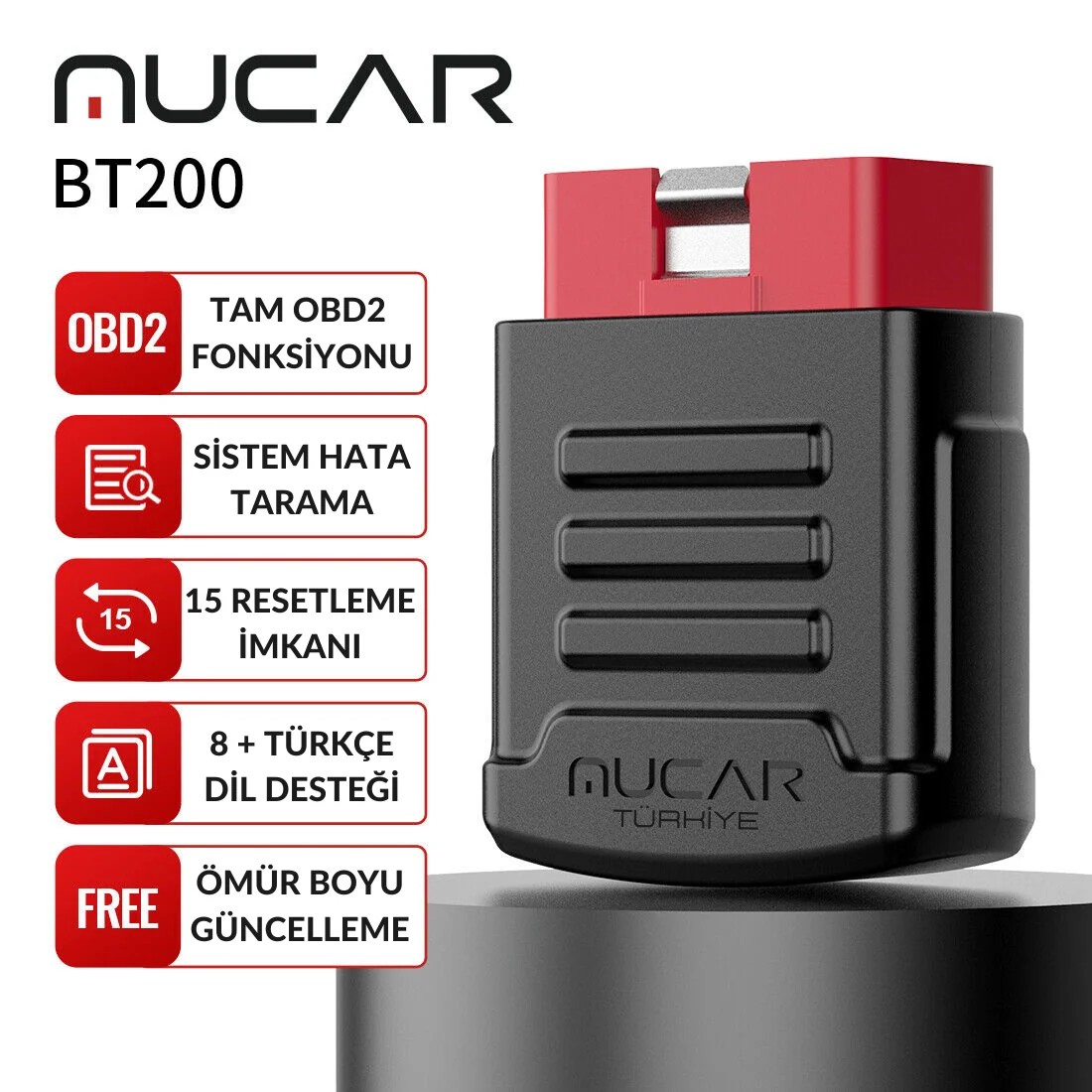 Mucar BT200 Arıza Tespit Cihazı