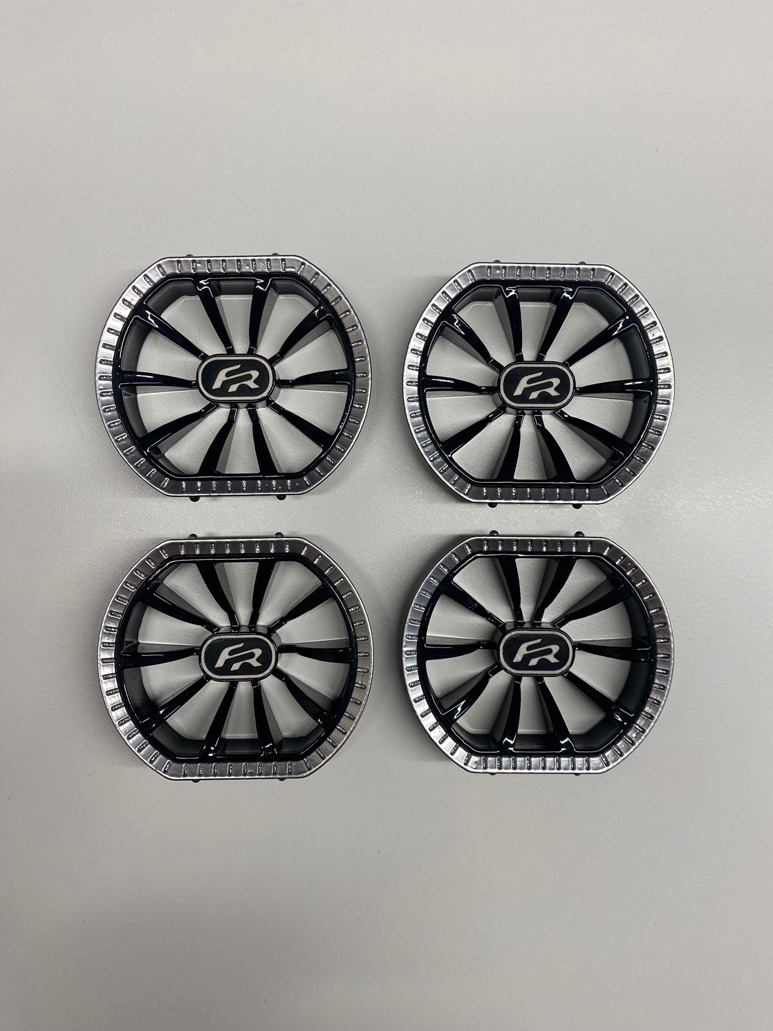 Seat Ibiza 2009-2017 Siyah FR-Gümüş Havalndırma Menfezi 4 adet HM1005-1