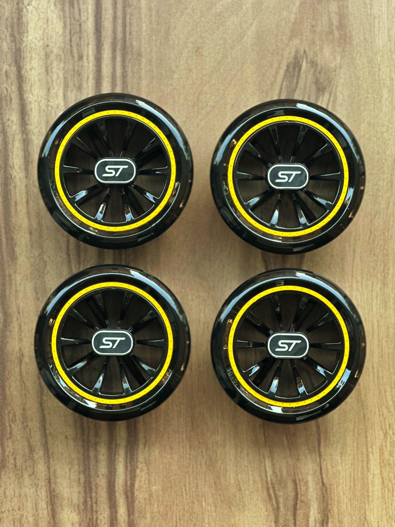 Ford Fiesta 2006-2009 ST Siyah-Sarı Havalandırma Menfezi 4 adet HM1003-5
