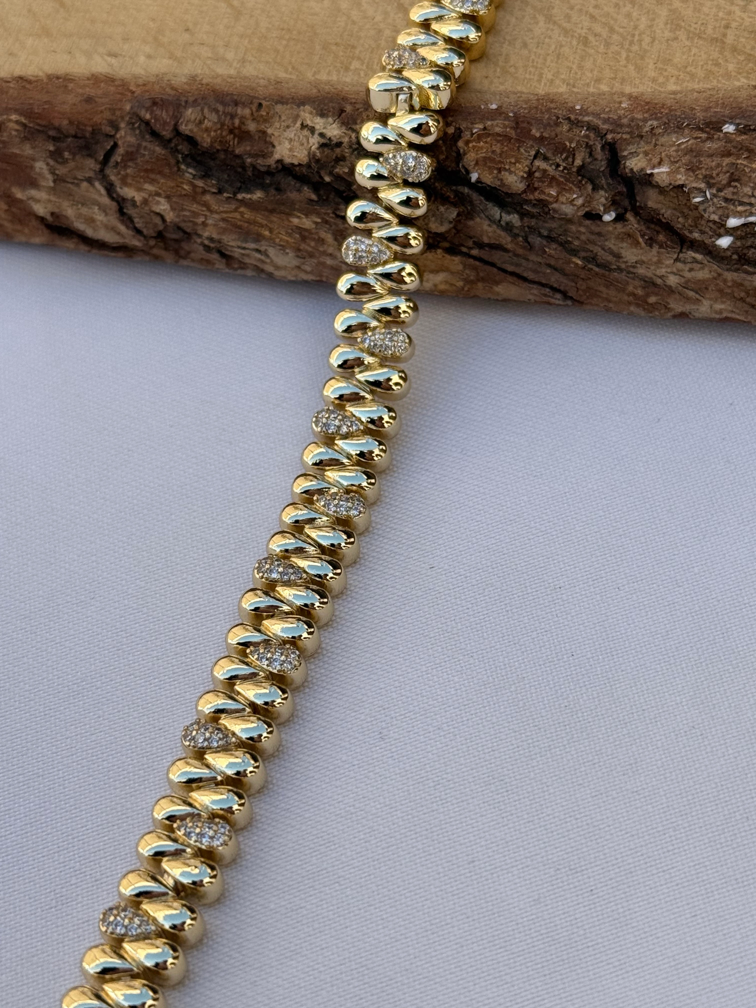 Örgü Damla Bileklik