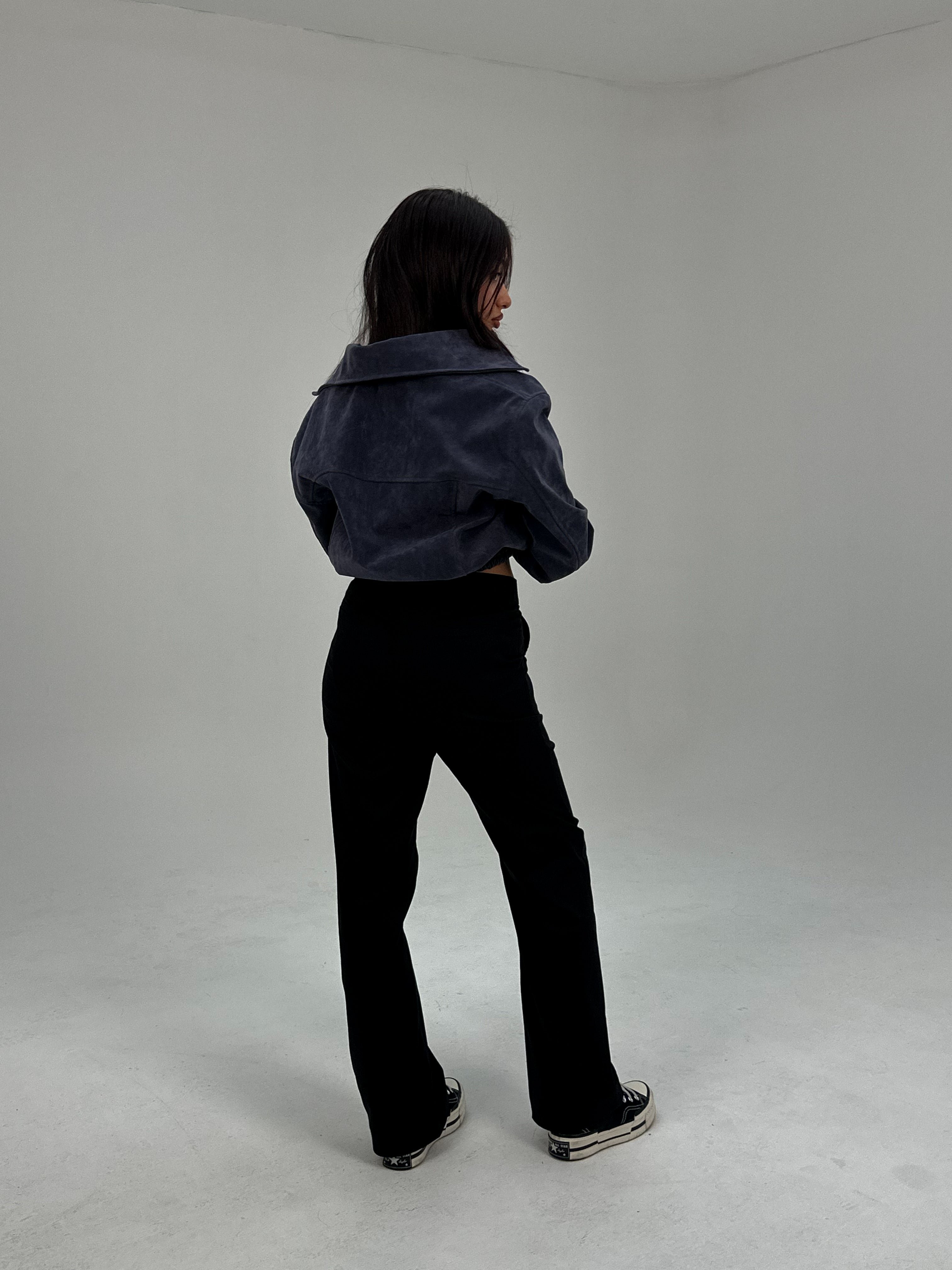 Noir Süet Ceket (indigo)