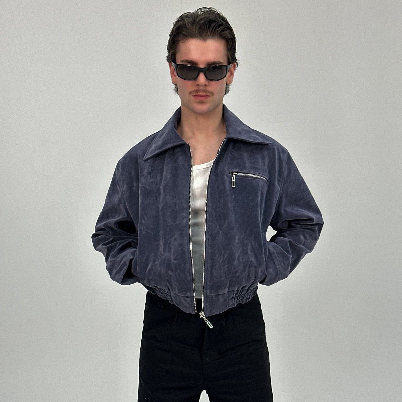 Noir Süet Ceket (indigo)