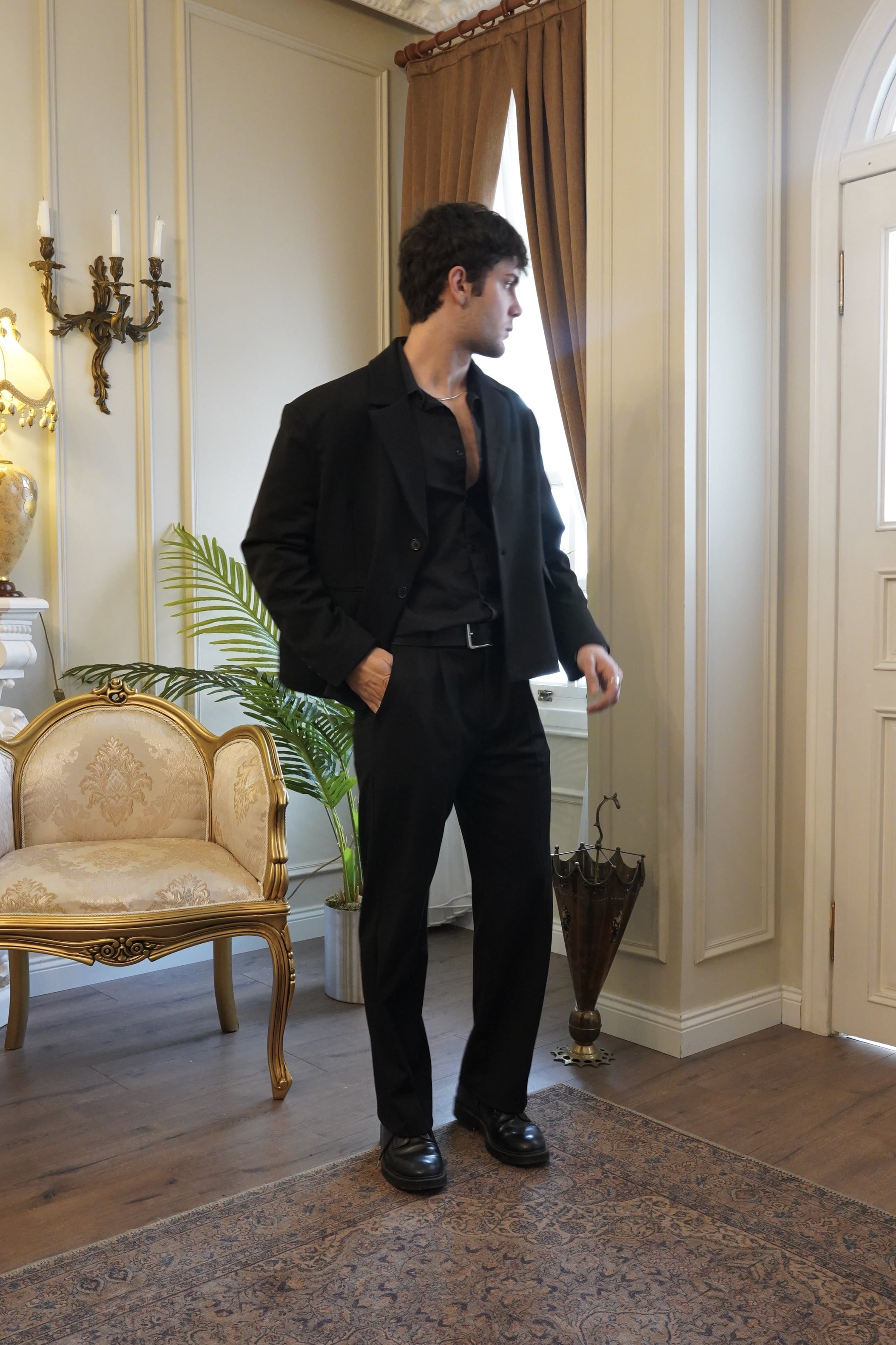 Oversize Siyah Blazer Ceket