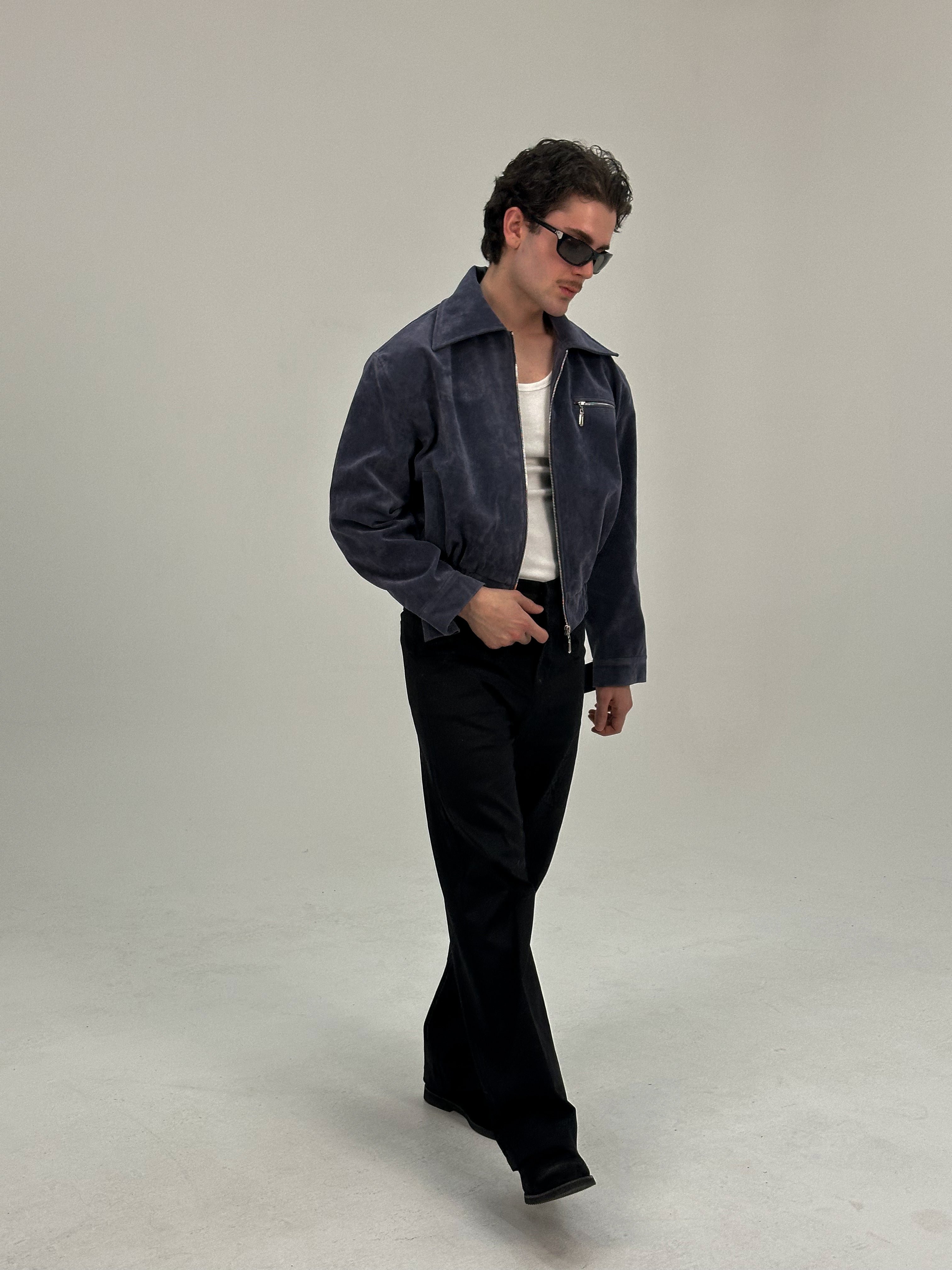 Noir Süet Ceket (indigo)